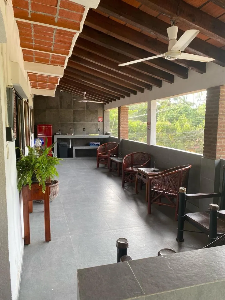 Patio in Hotel Diamante Sayulita