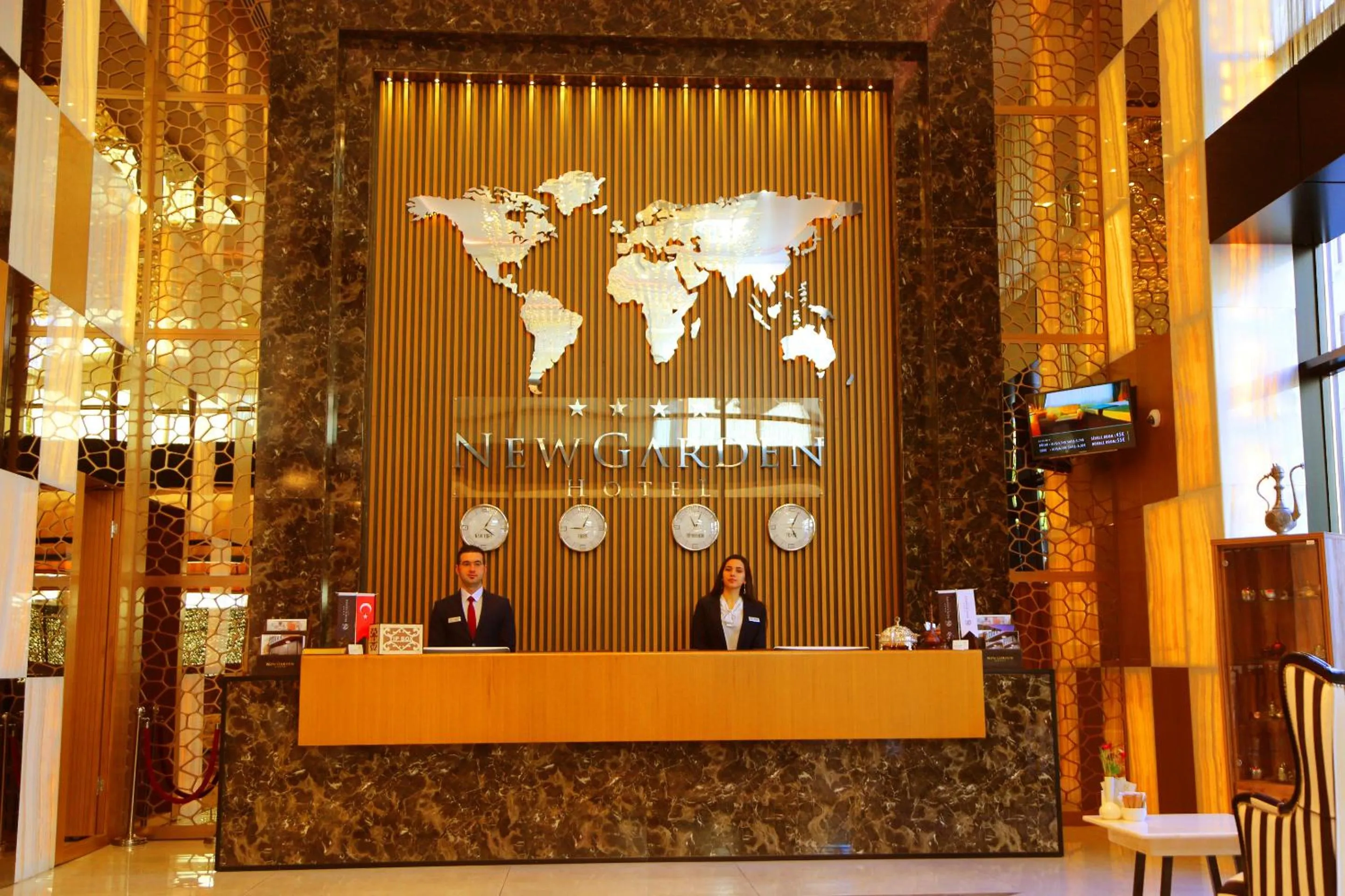 Lobby or reception in New Garden Hotel
