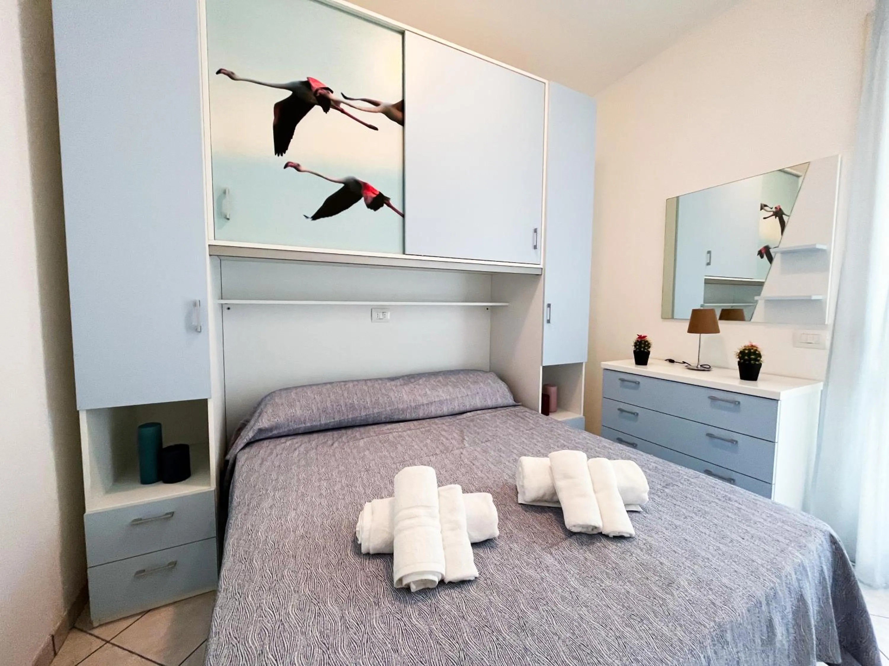 Bedroom, Bed in Airone Bianco Residence Village