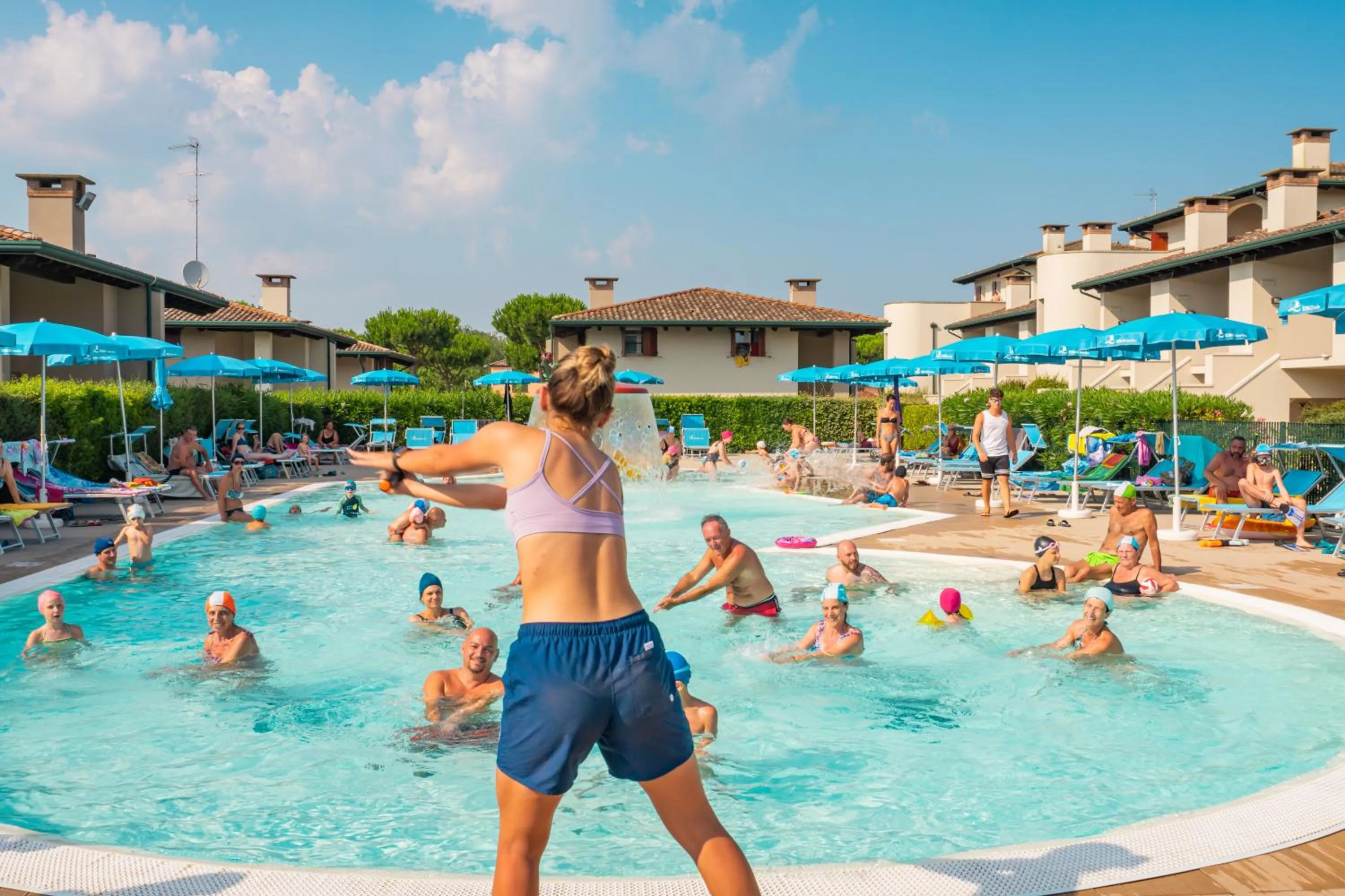 Swimming pool in Airone Bianco Residence Village