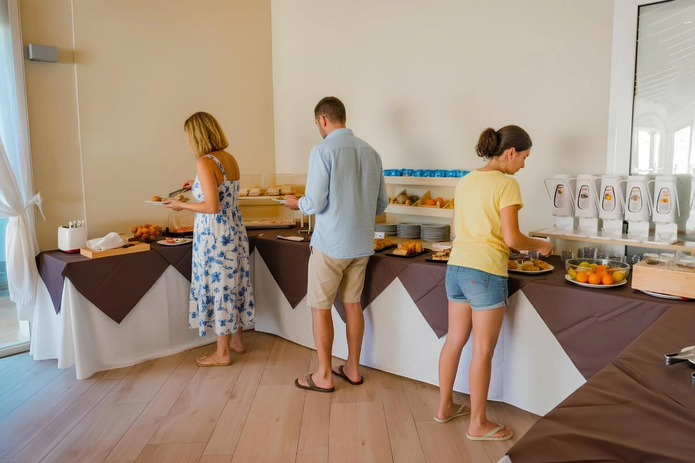 Breakfast in Airone Bianco Residence Village