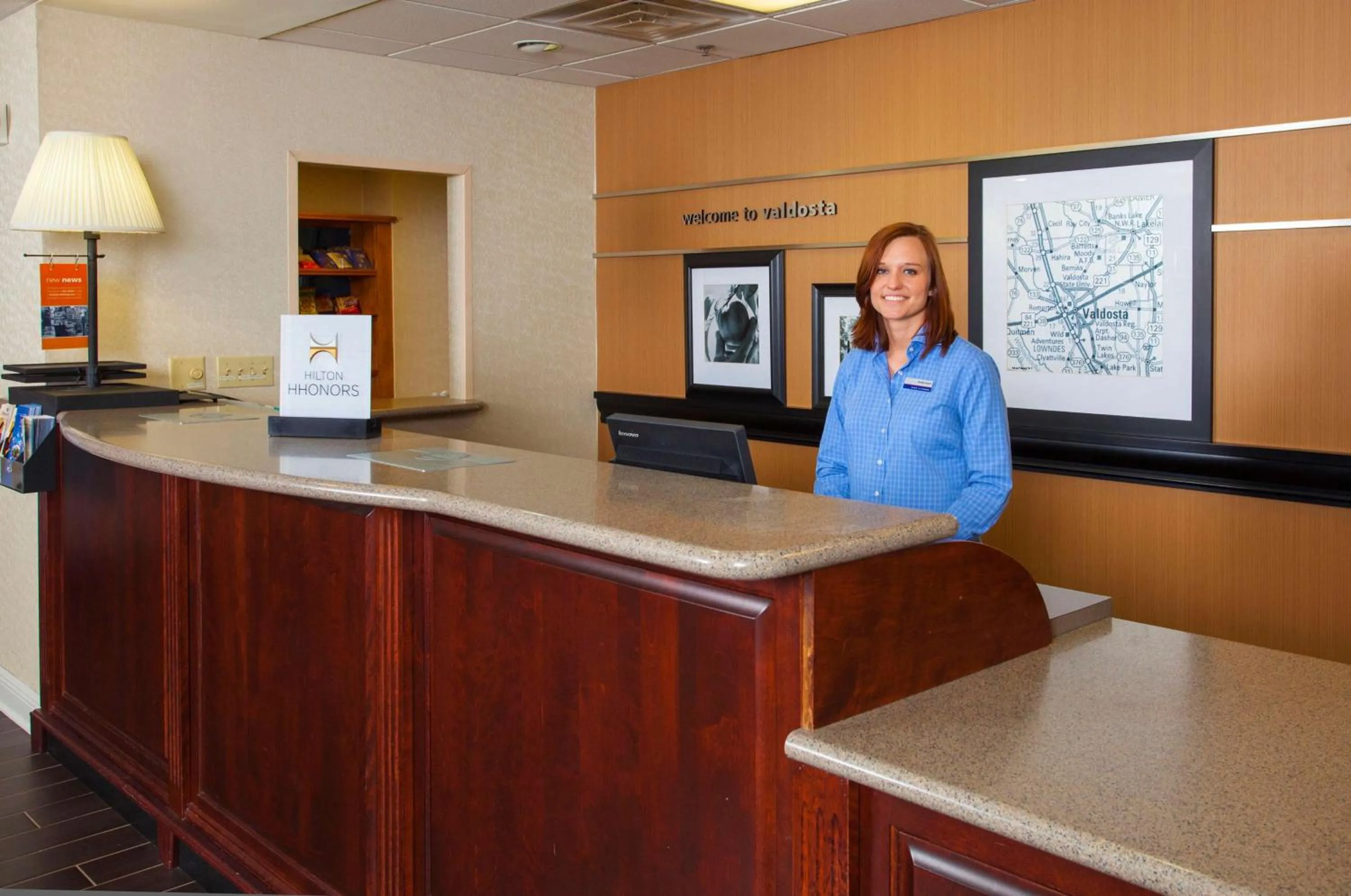 Lobby or reception in Hampton Inn & Suites Valdosta/Conference Center