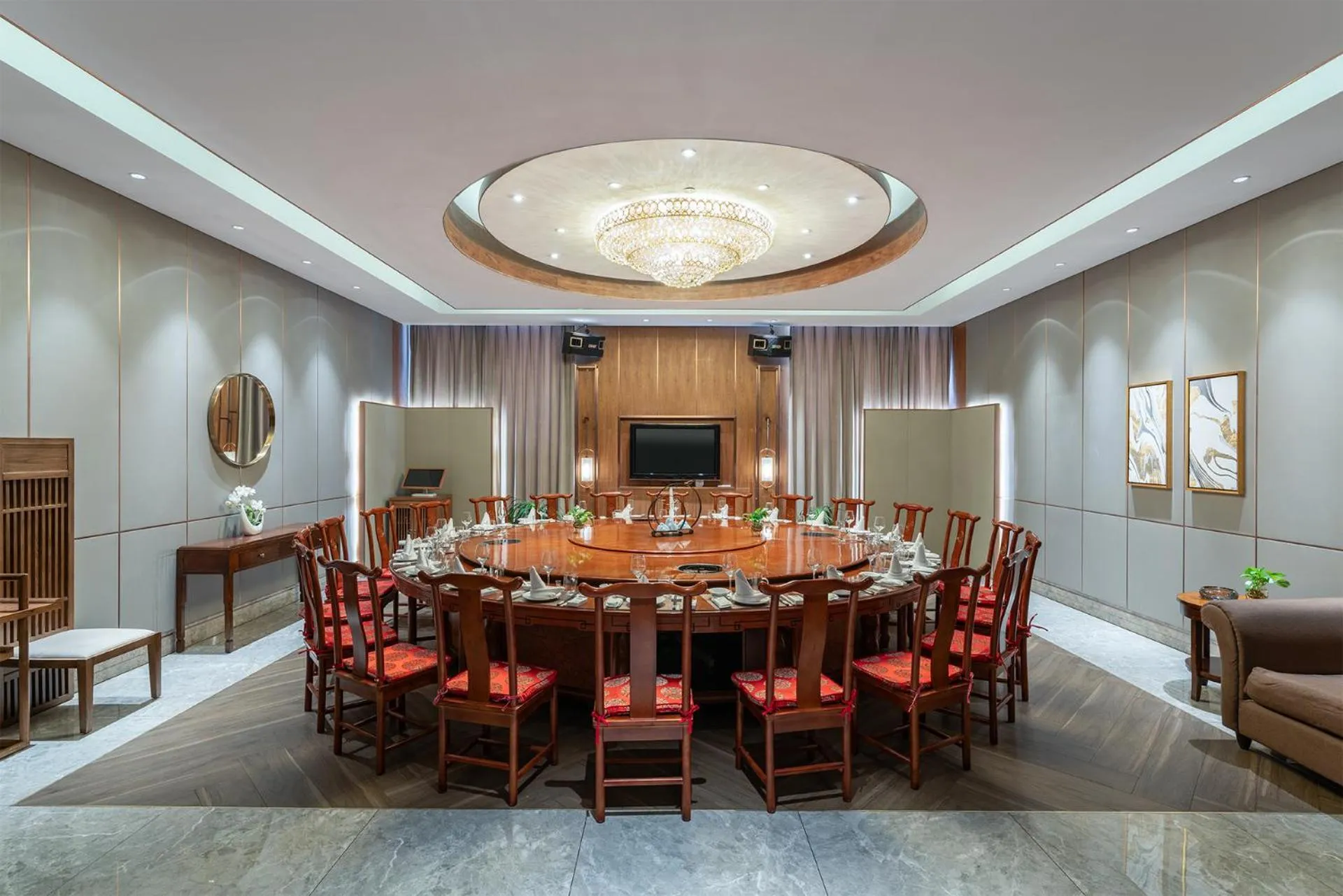 Dining area in Holiday Inn Express Yinchuan Downtown by IHG