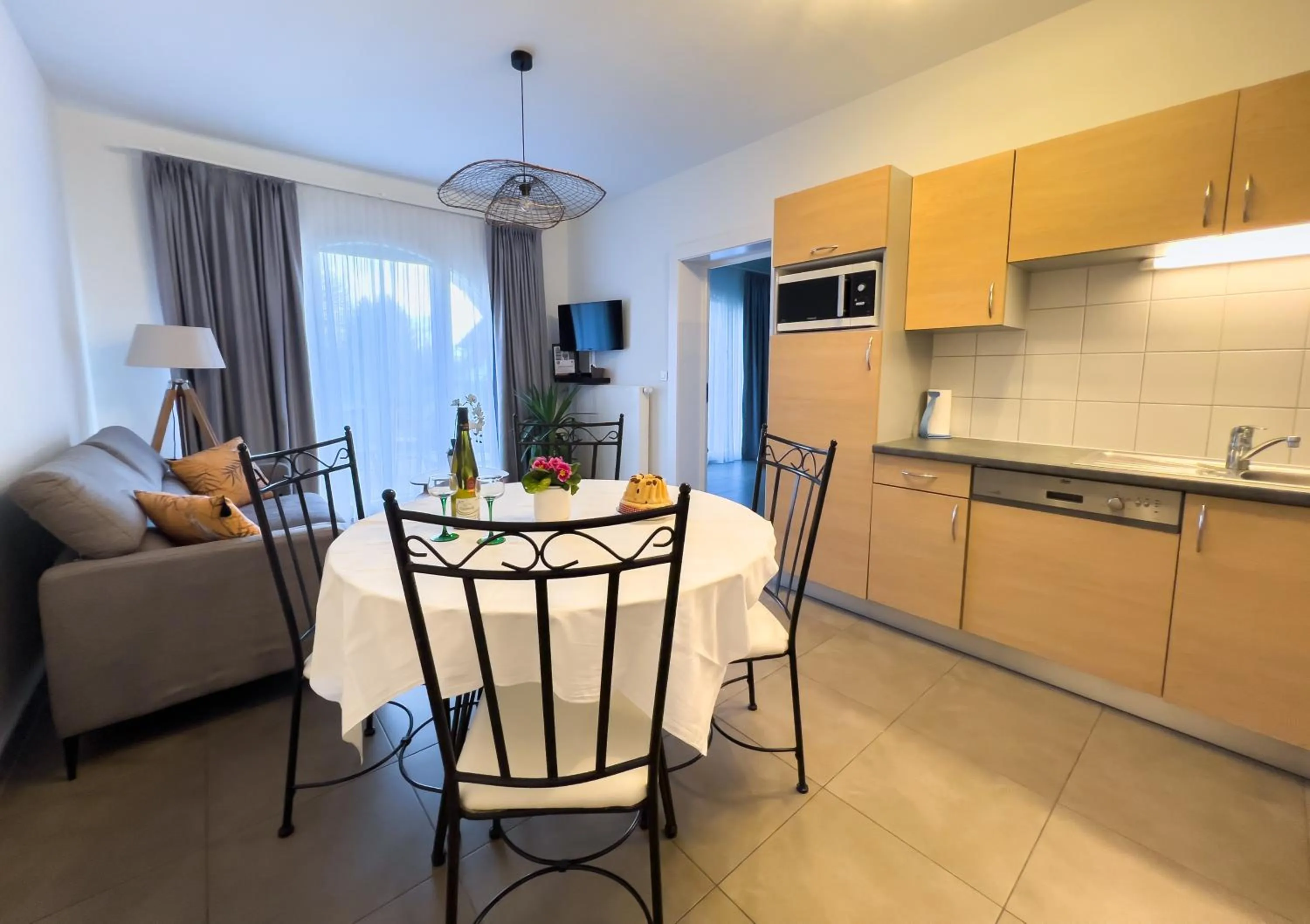 TV and multimedia in Gîtes et chambres d'hôtes Maison Ungerer