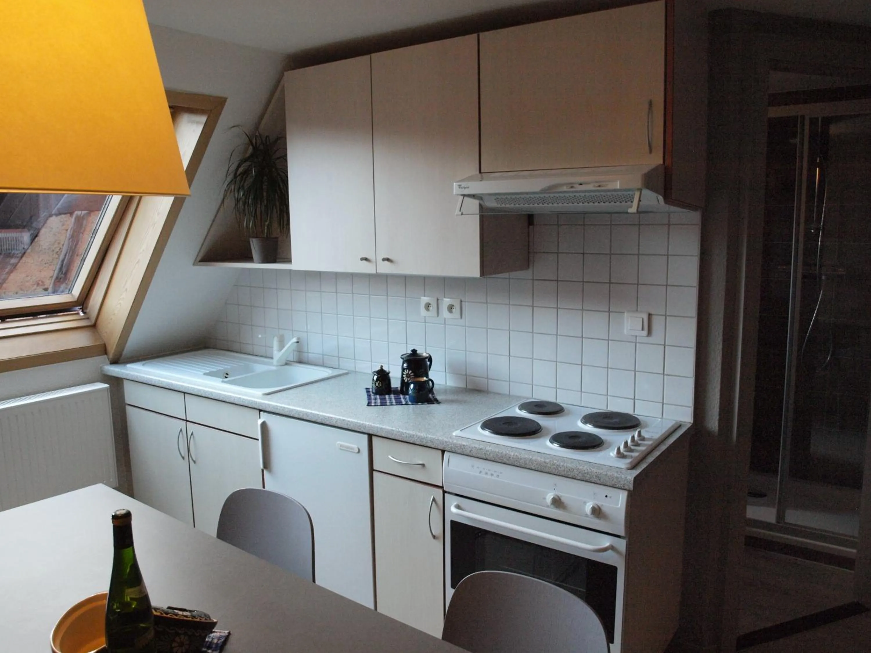 Kitchen or kitchenette in Gîtes et chambres d'hôtes Maison Ungerer