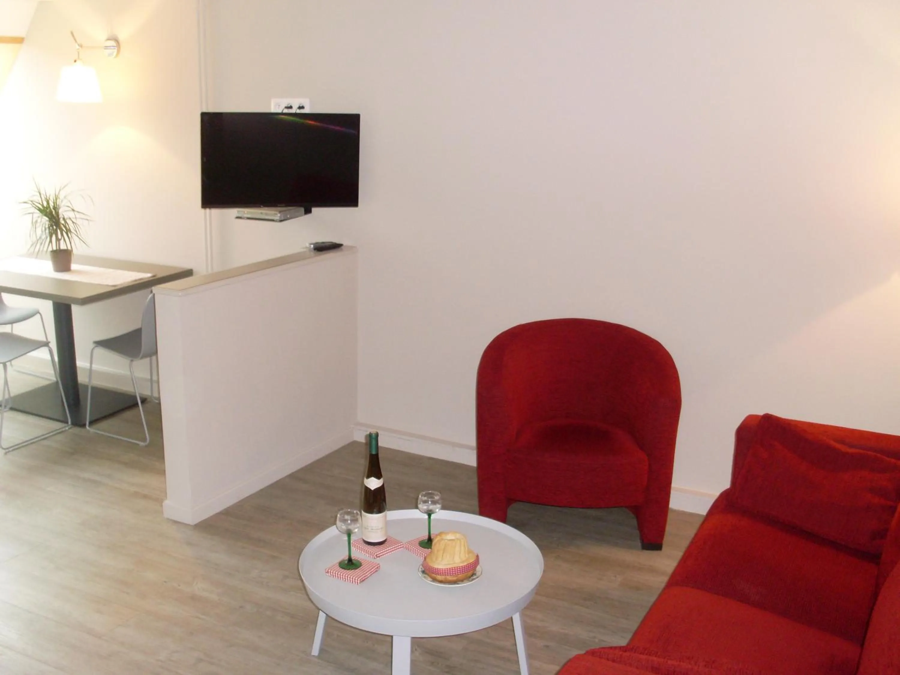 Seating area in Gîtes et chambres d'hôtes Maison Ungerer