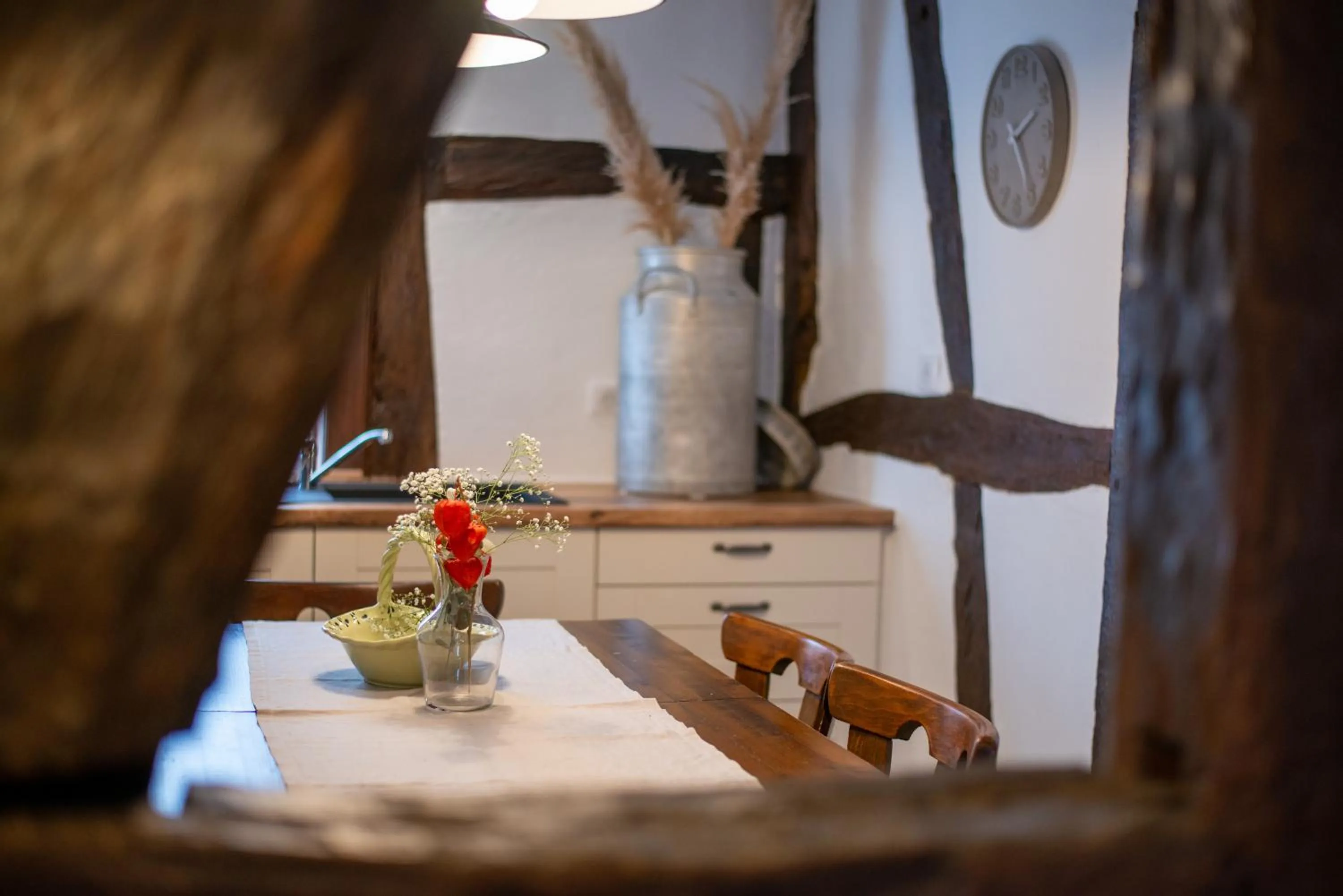 Dining area in Gîtes et chambres d'hôtes Maison Ungerer