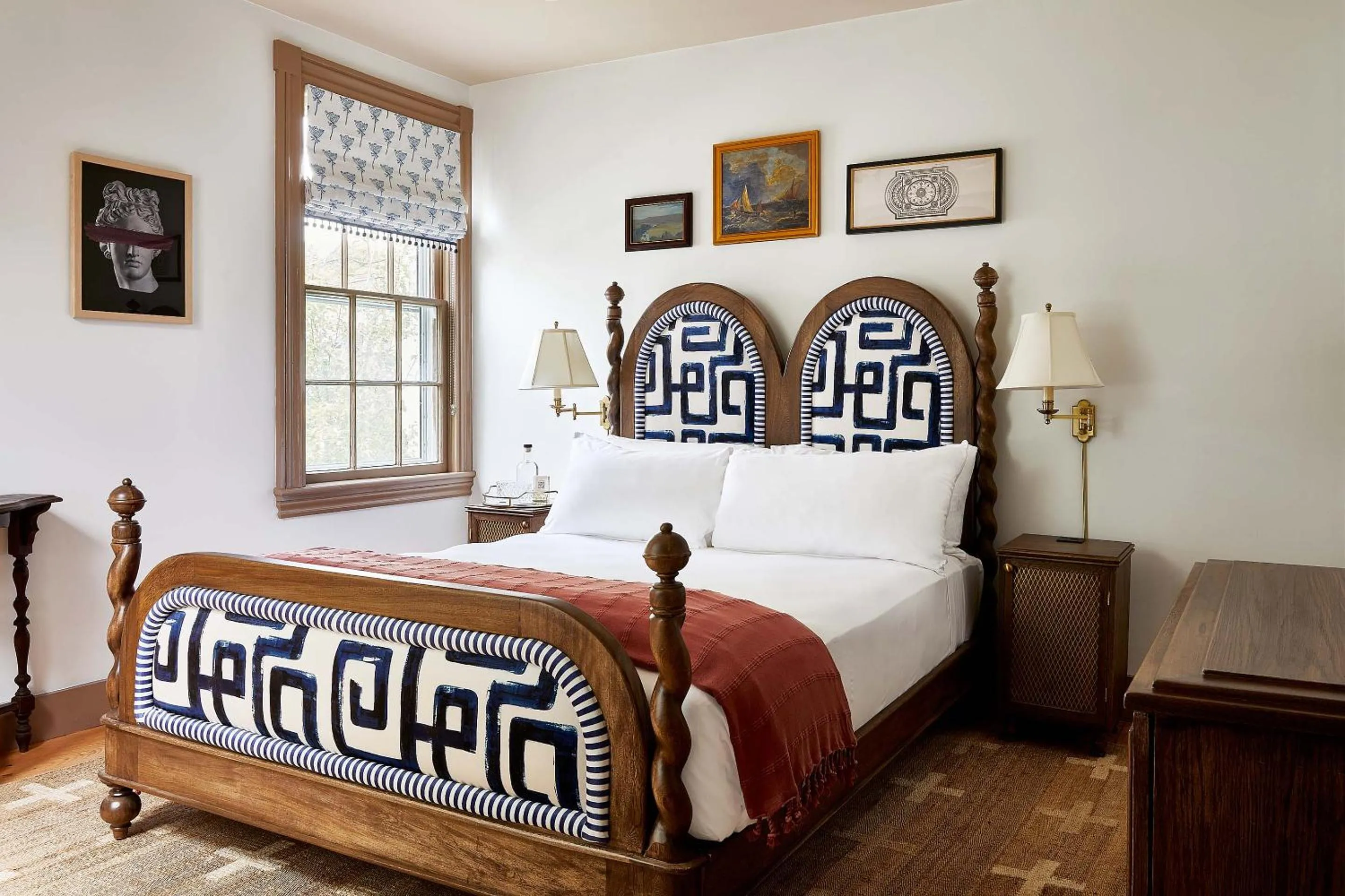 Bedroom in Blue Iris