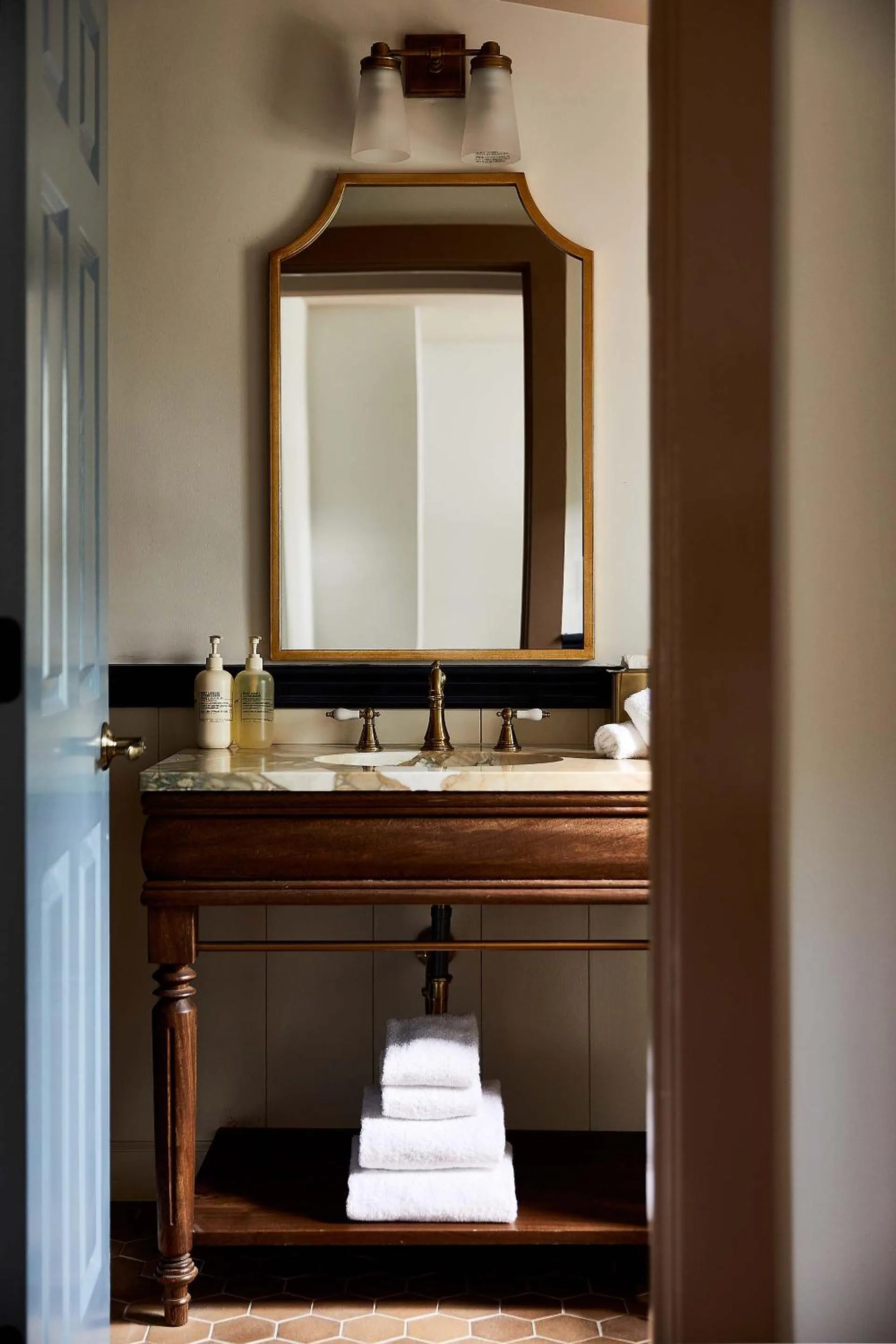 Bathroom in Blue Iris