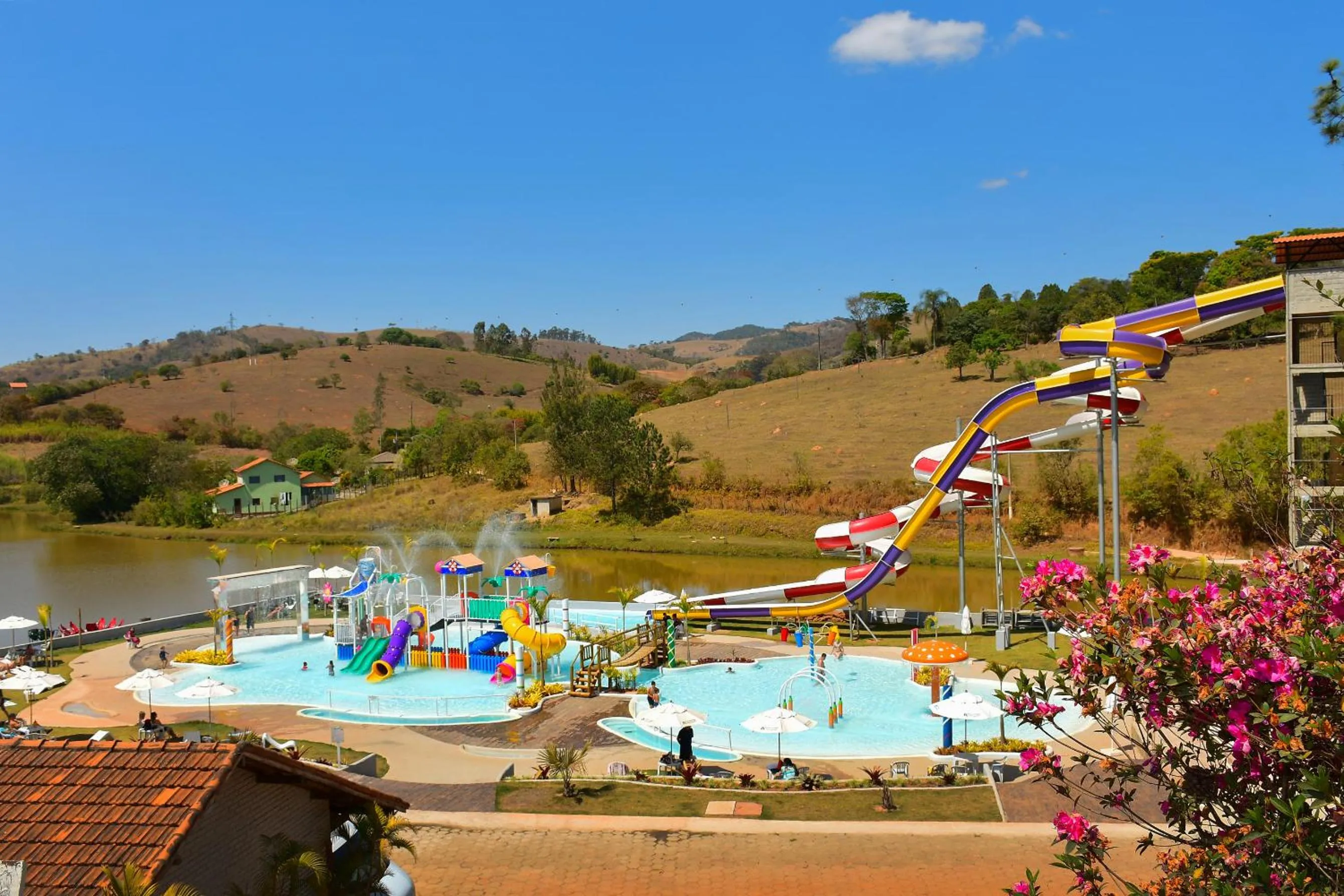 Aqua park in Hotel Fazenda Vista Alegre