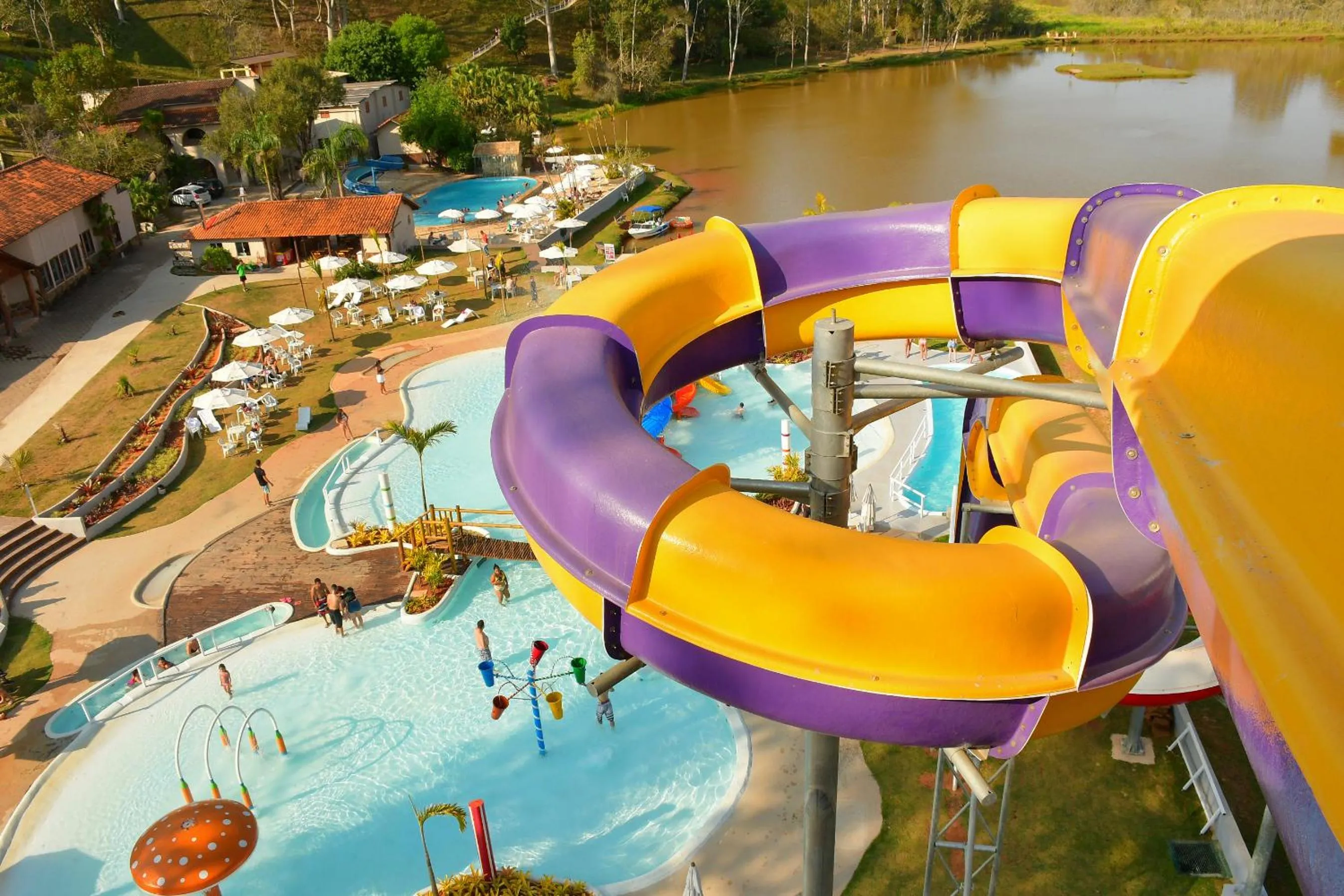 Aqua park in Hotel Fazenda Vista Alegre