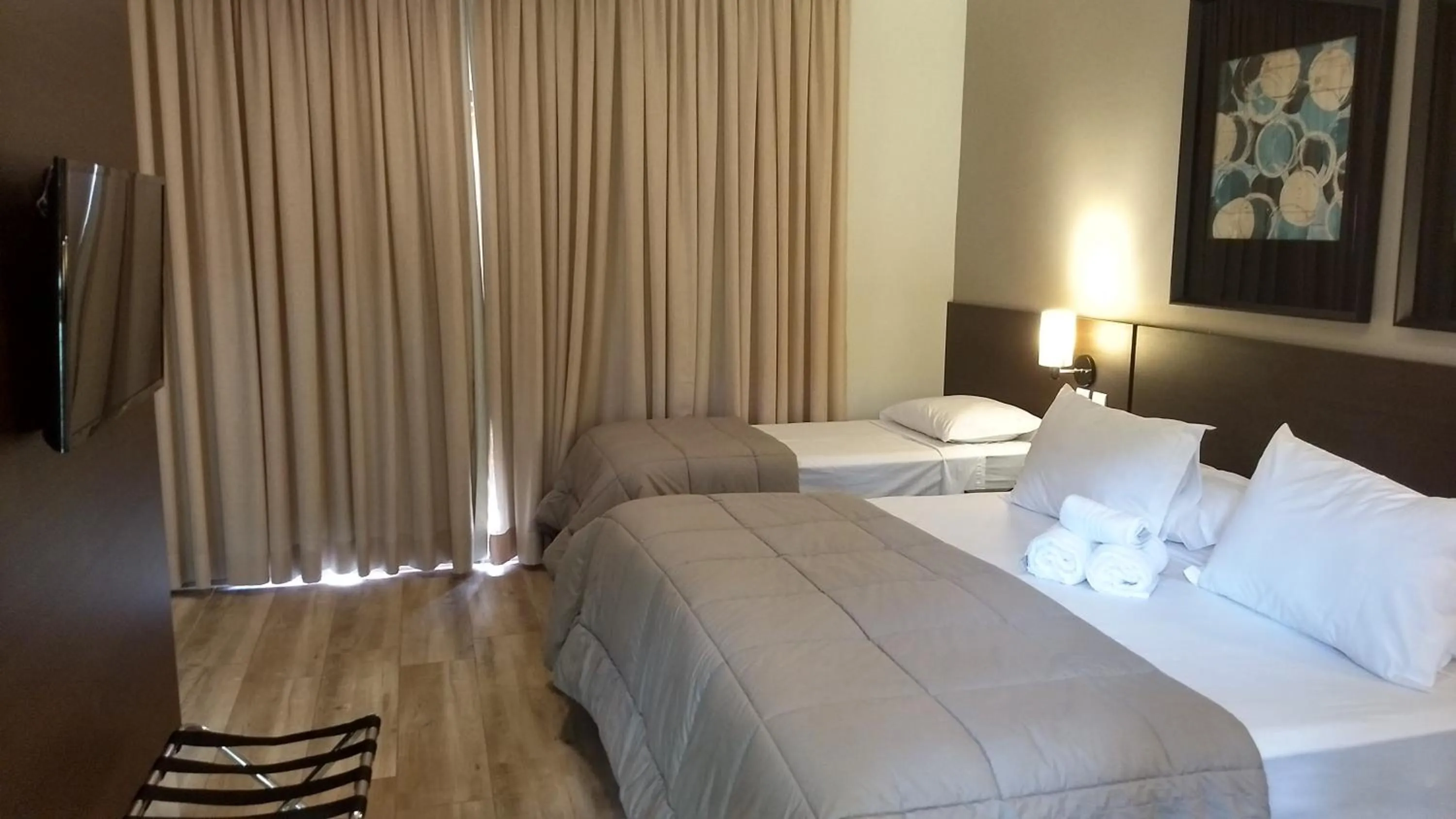 Bed in Hotel Fazenda Vista Alegre