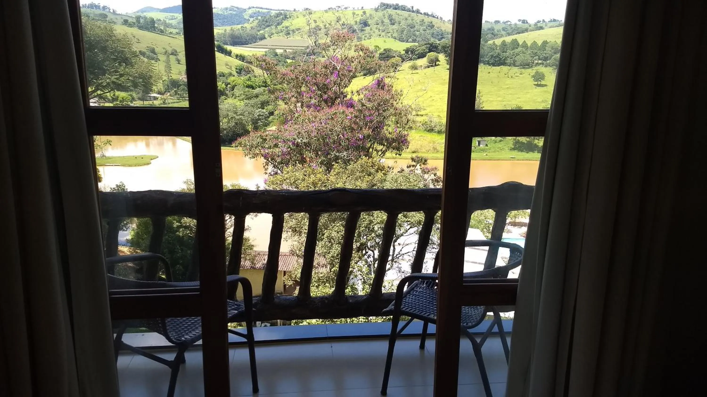 Balcony/Terrace in Hotel Fazenda Vista Alegre