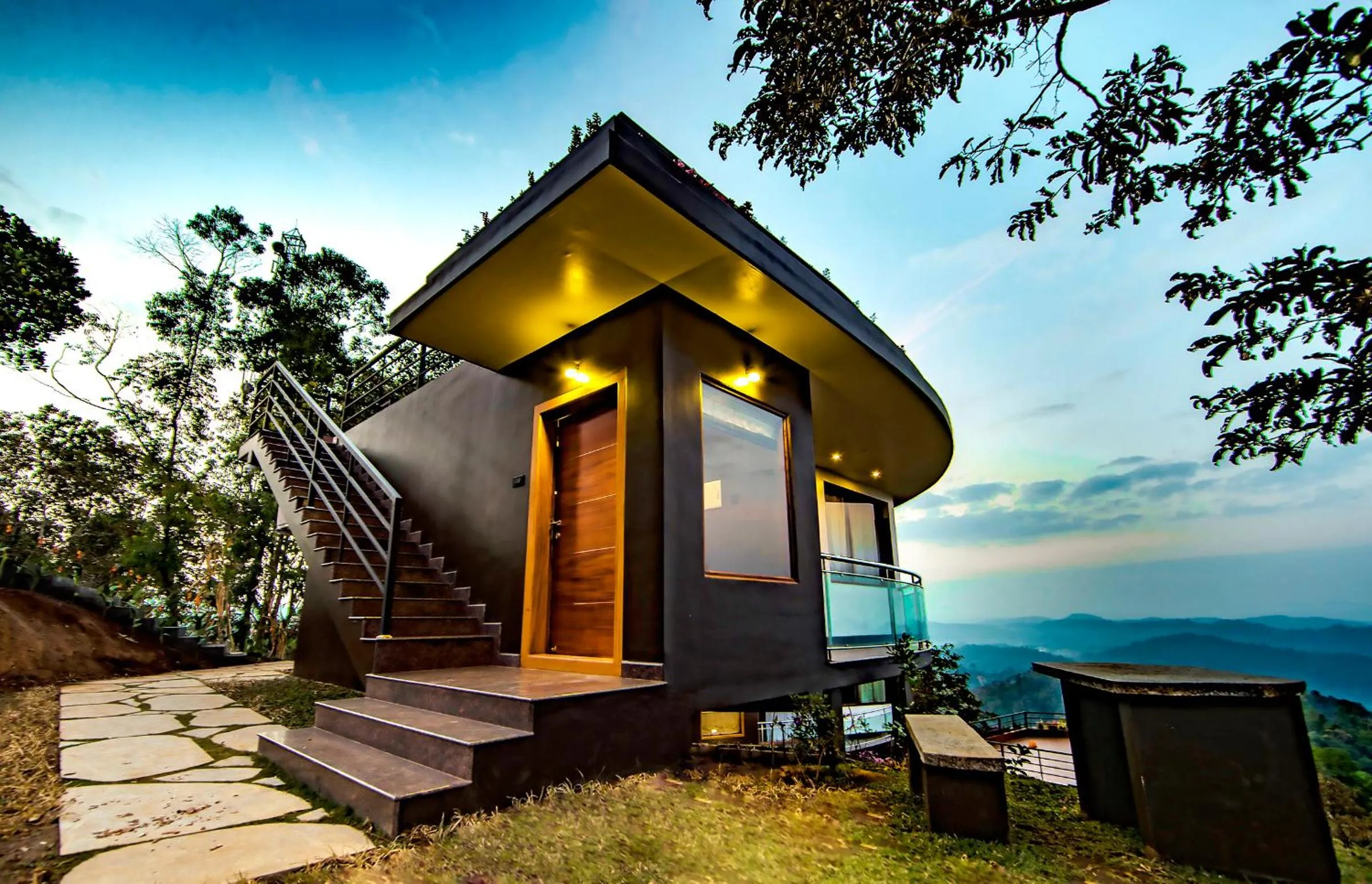 Property building in Haze and Kites Resort Munnar