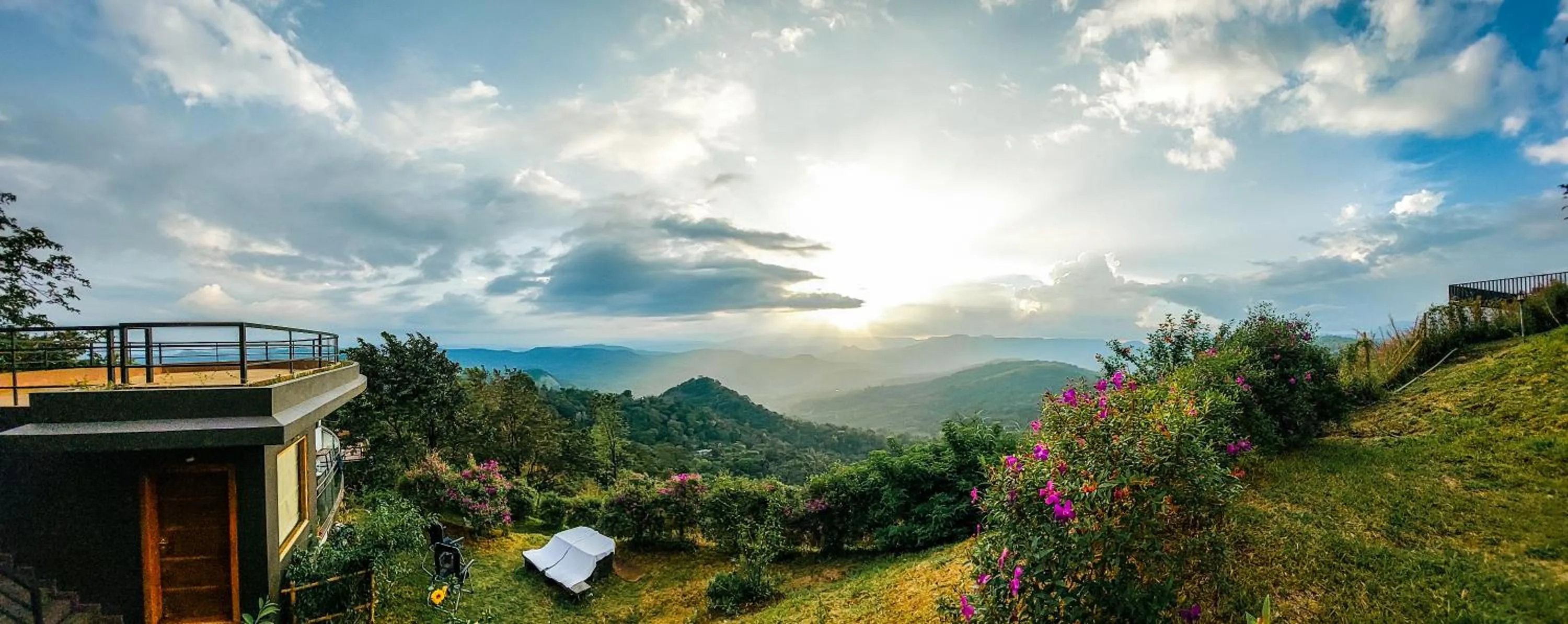 Natural landscape in Haze and Kites Resort Munnar