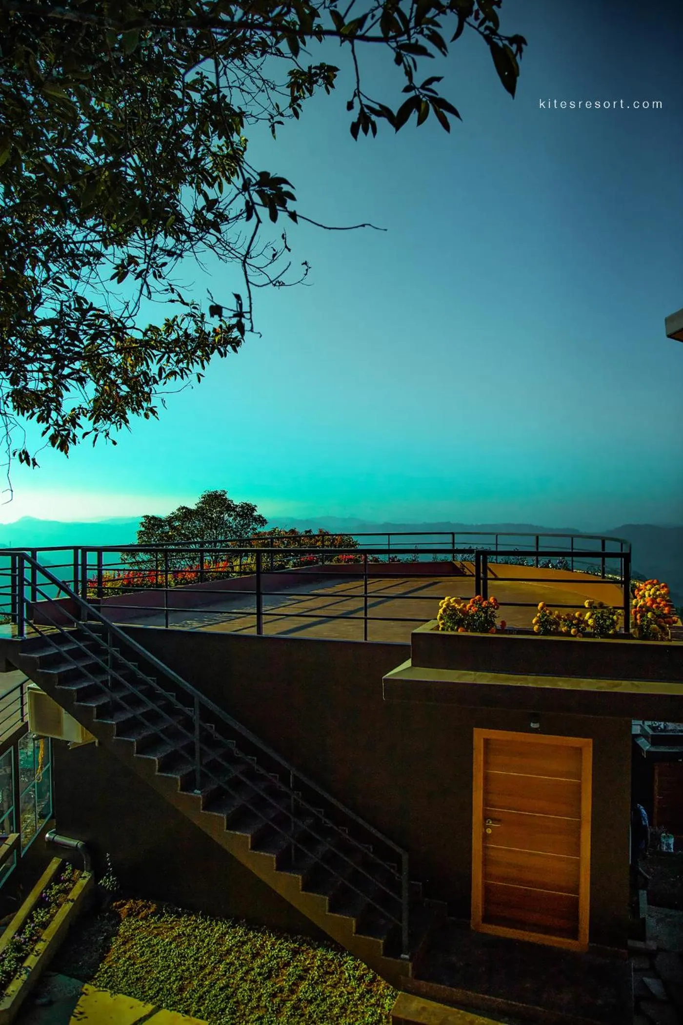 Balcony/Terrace in Haze and Kites Resort Munnar