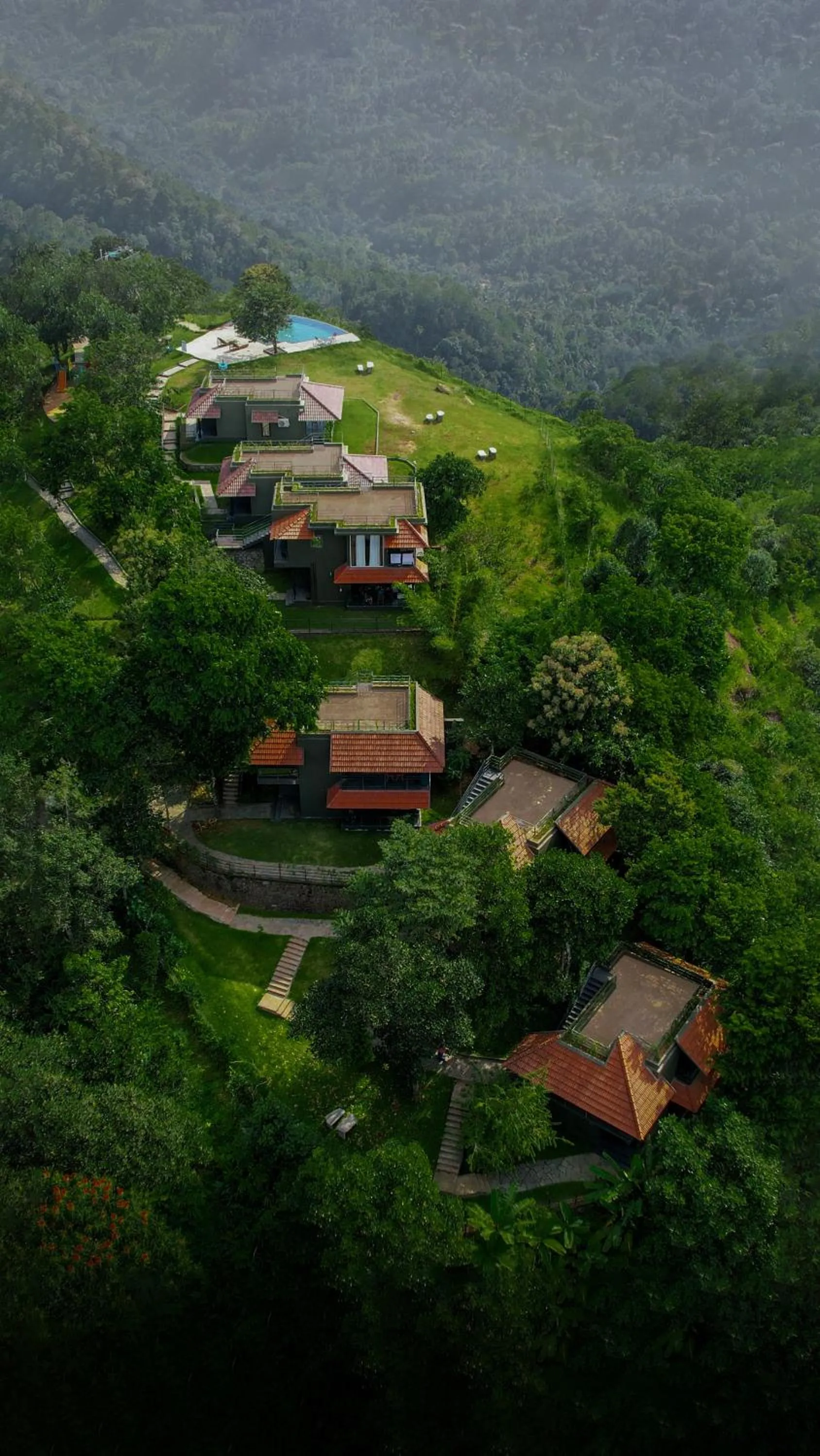 Area and facilities in Haze and Kites Resort Munnar