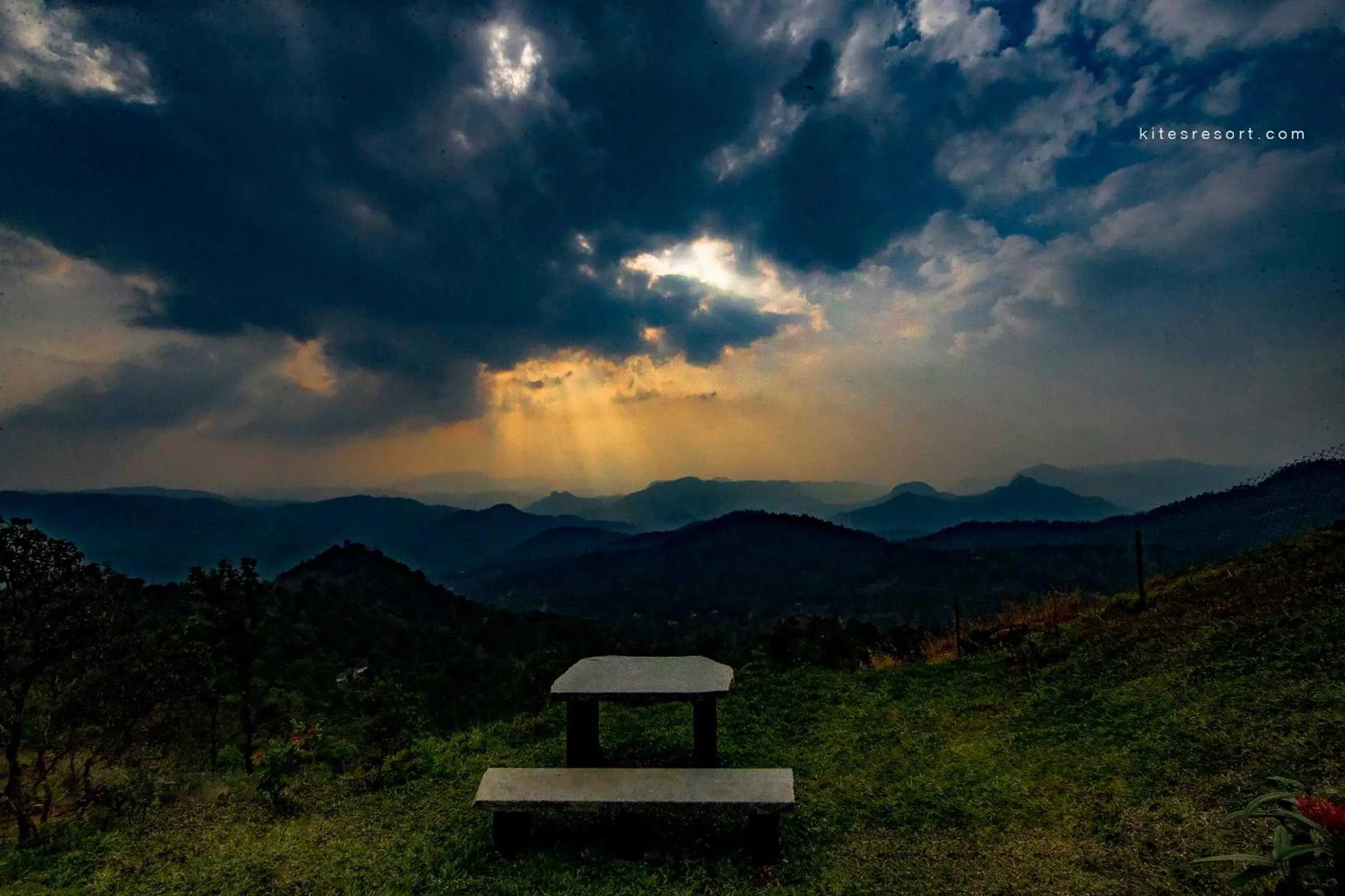 Natural landscape in Haze and Kites Resort Munnar