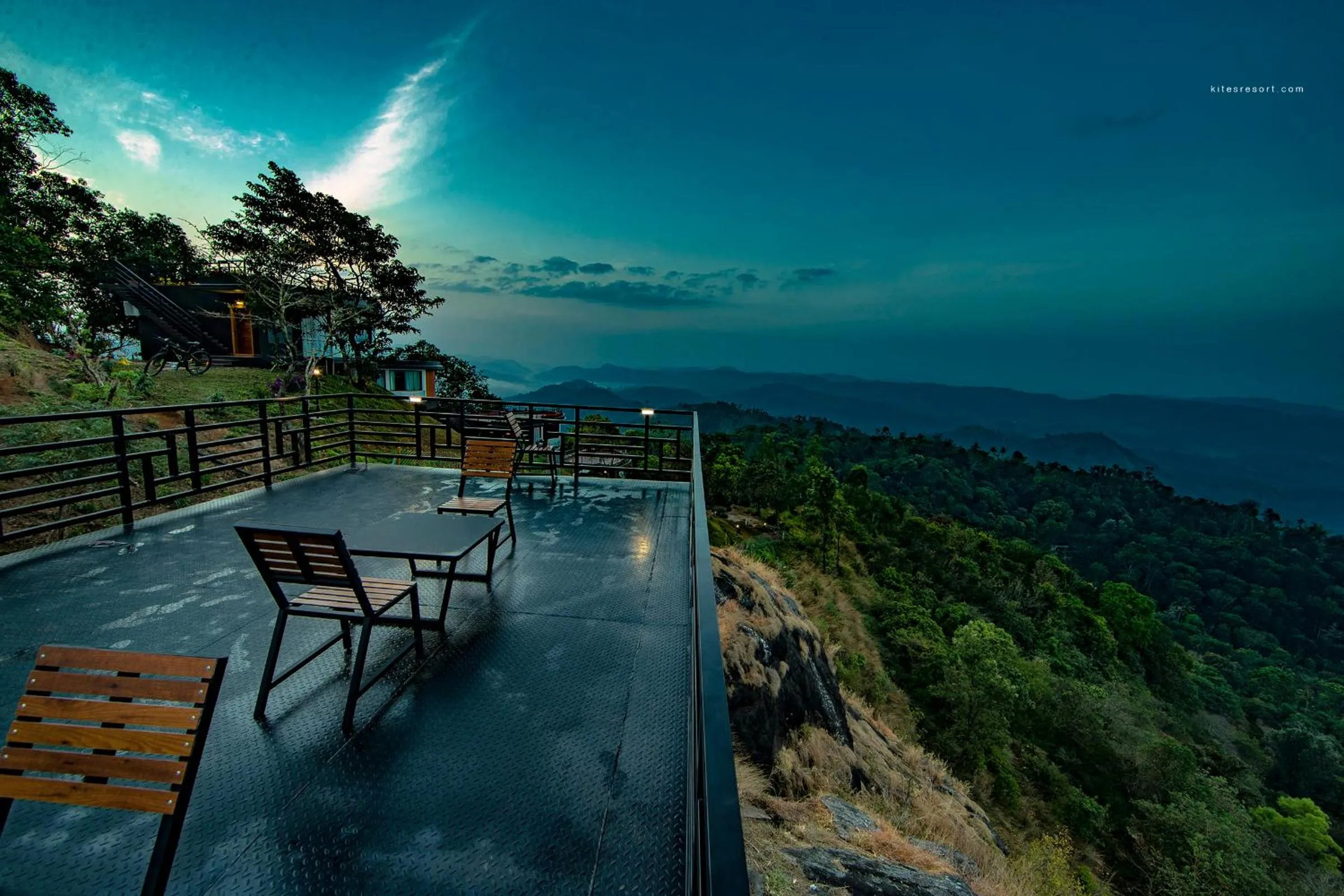 Natural landscape in Haze and Kites Resort Munnar