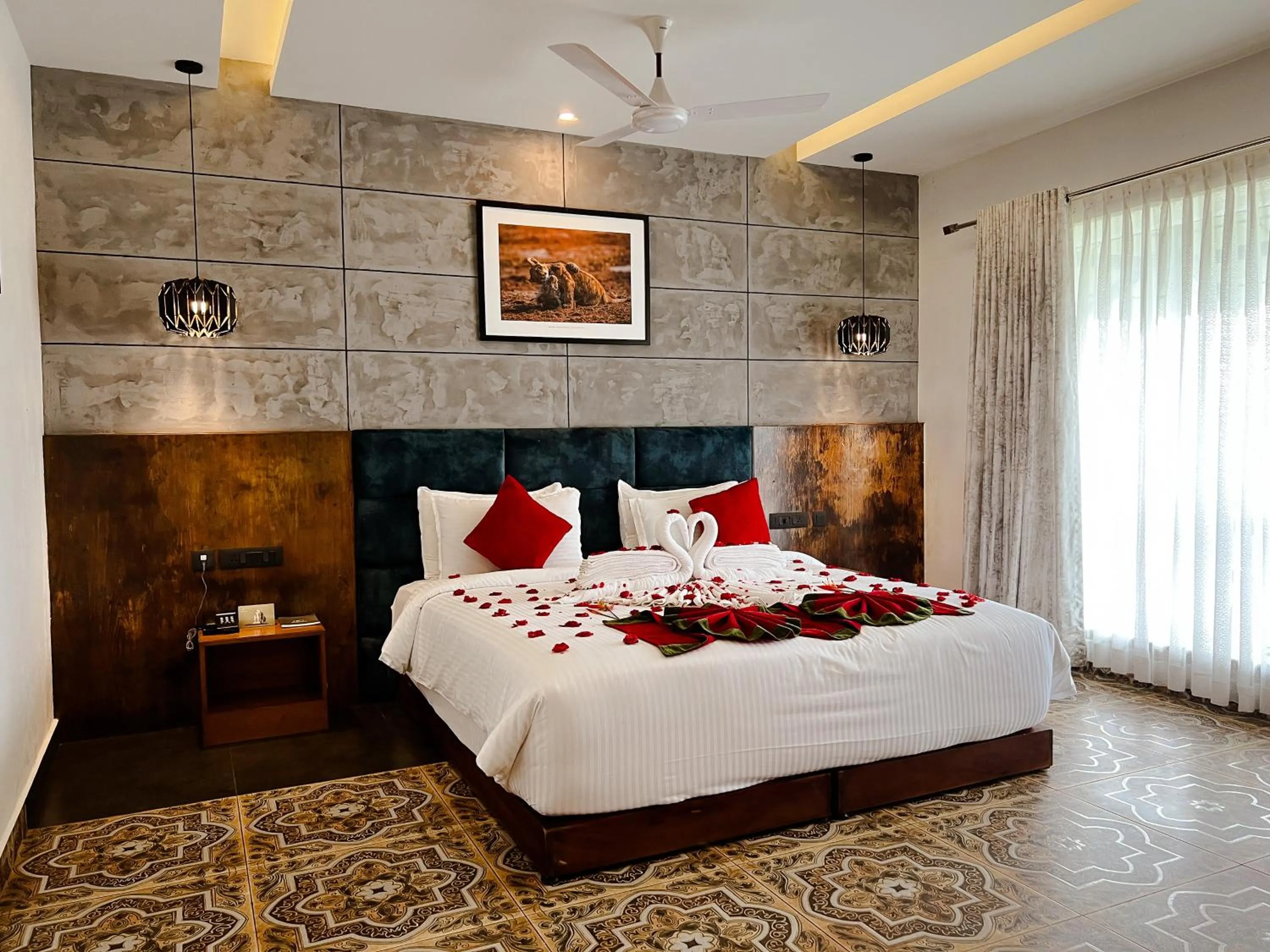 Bedroom, Bed in Haze and Kites Resort Munnar