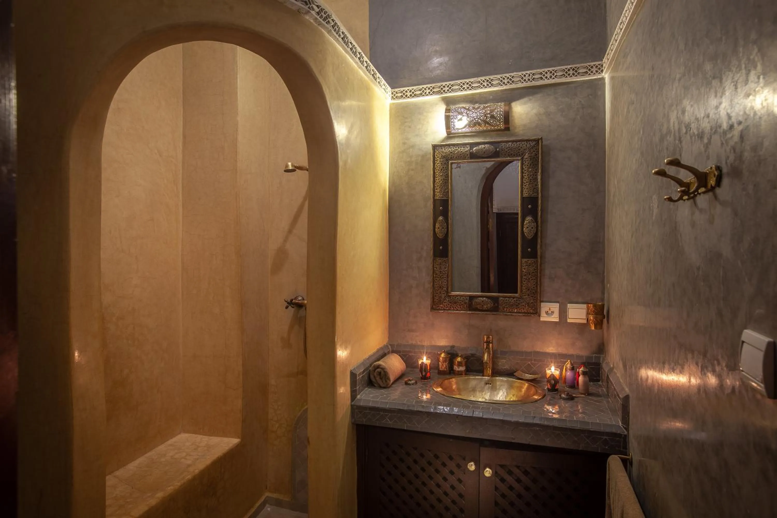 Shower in Riad Kech Soul Boutique & Spa