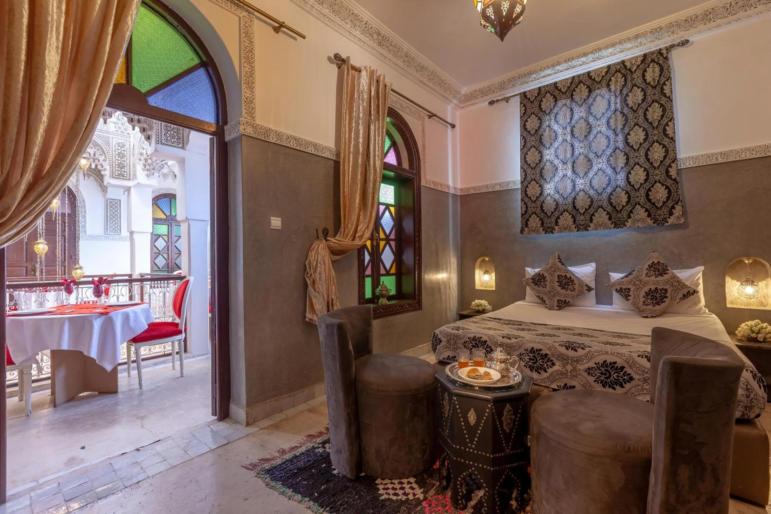 Photo of the whole room, Bed in Riad Kech Soul Boutique & Spa