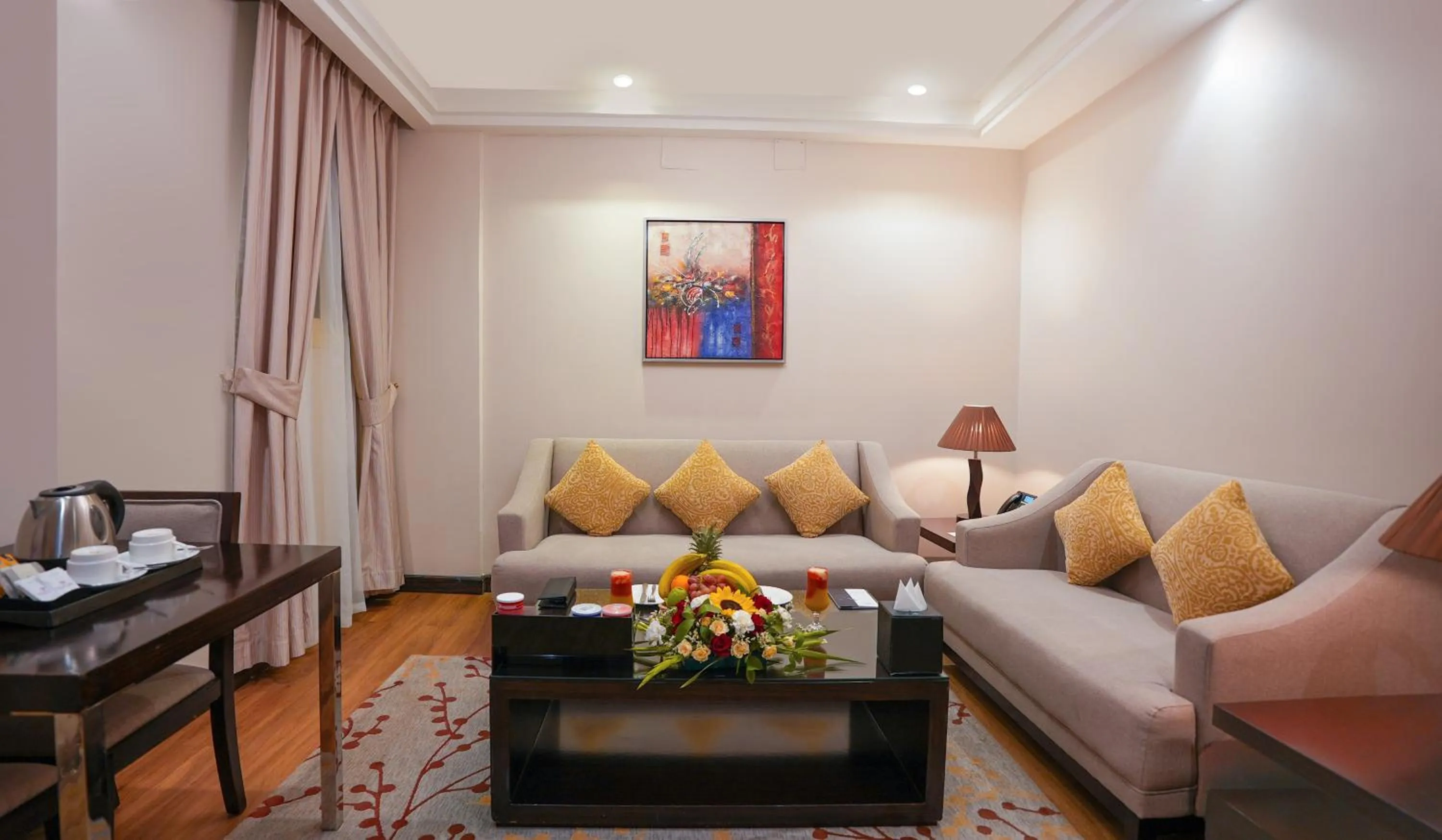 Seating area in Boudl Al Majmaa بودل المجمعة