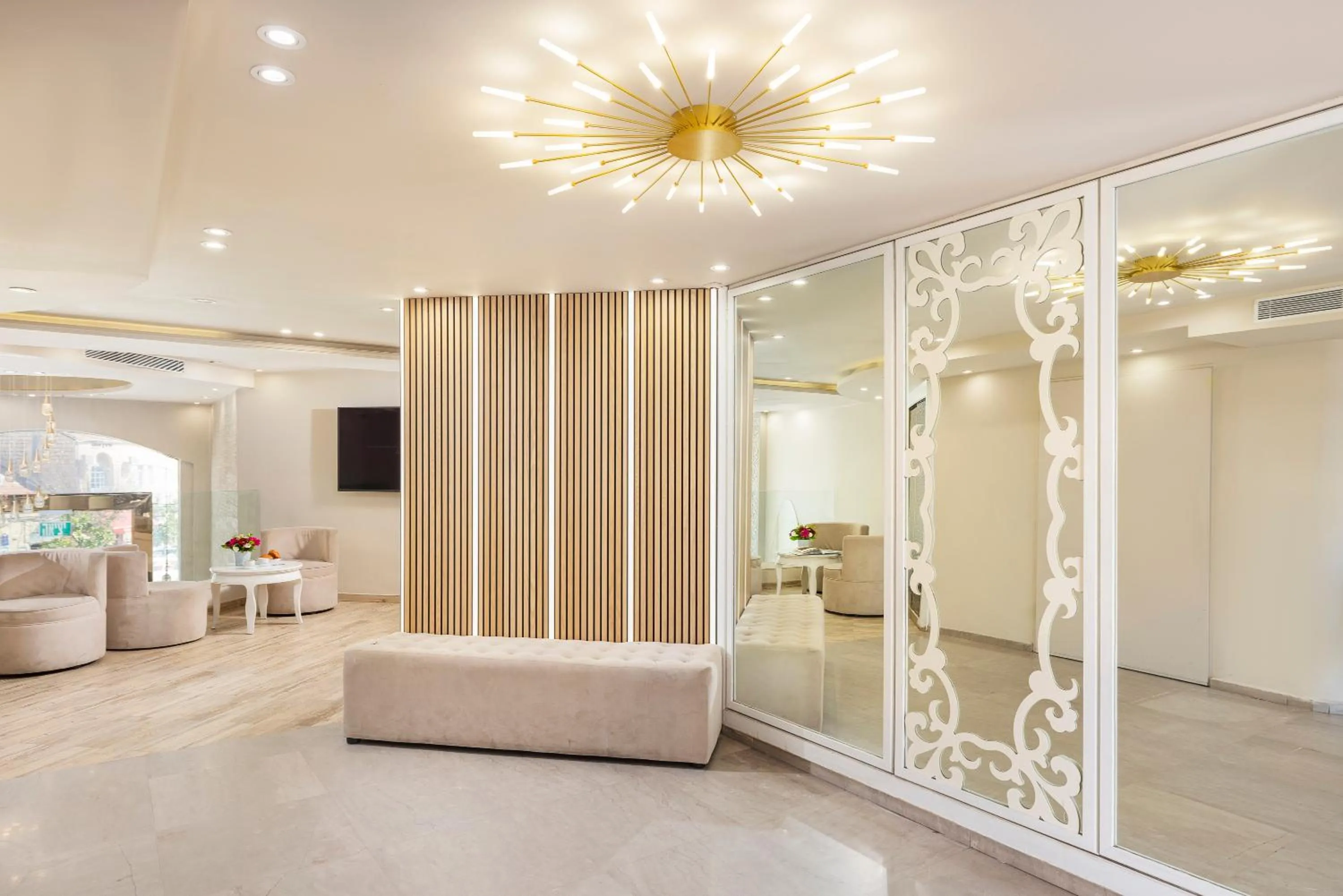 Seating area in Agripas Boutique Hotel