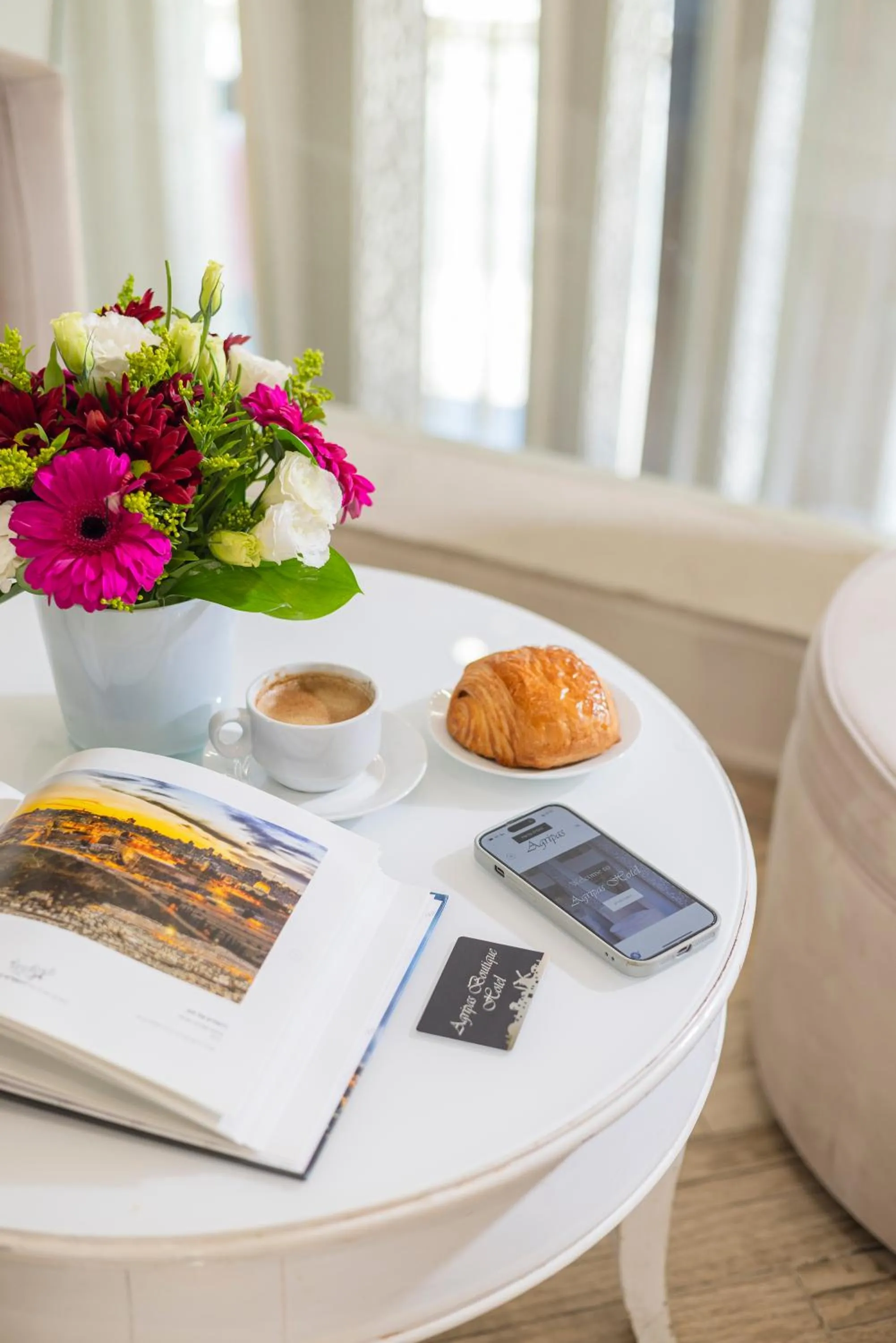 Decorative detail in Agripas Boutique Hotel