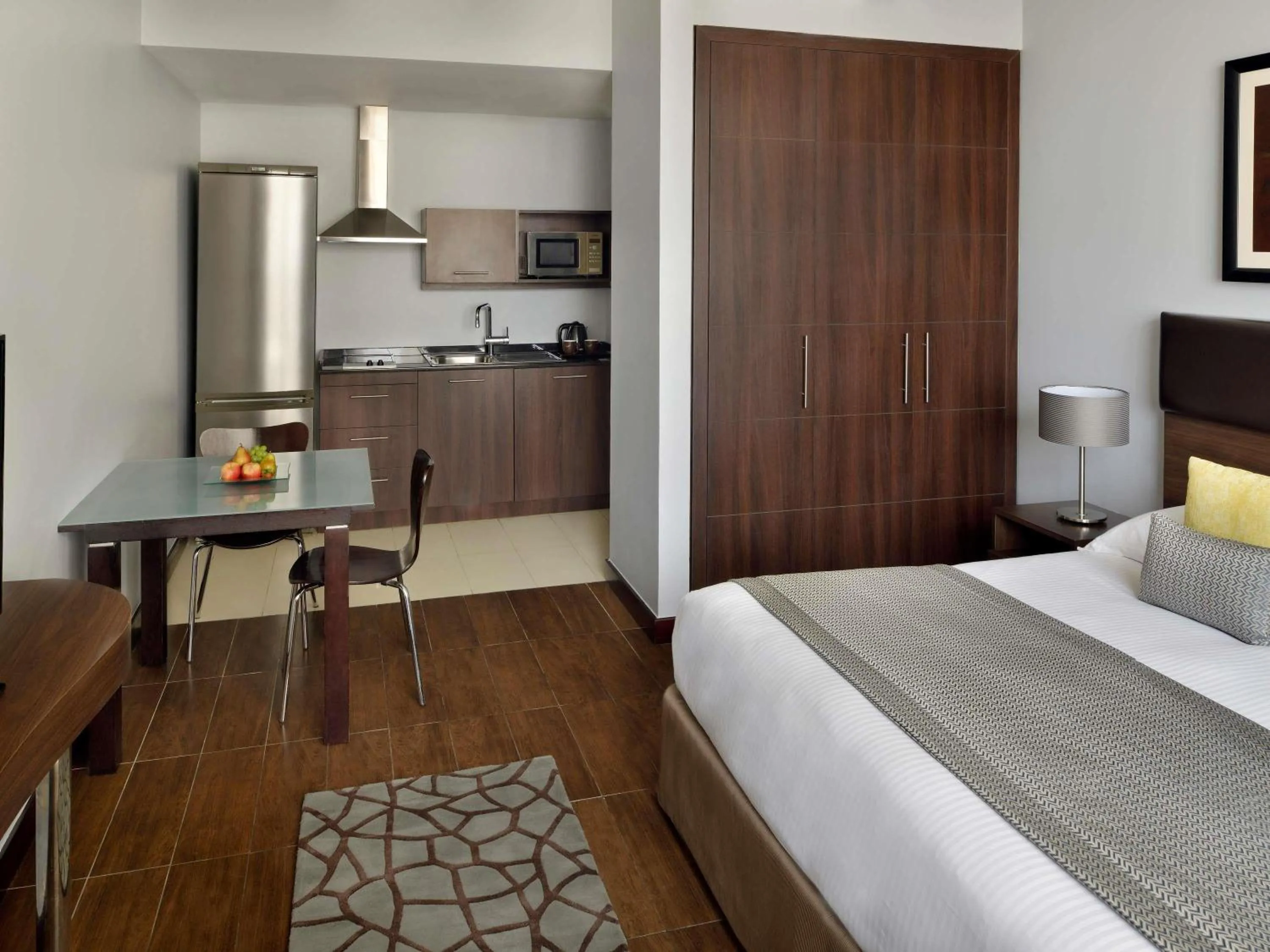 Bedroom, Bed in Mövenpick Hotel Apartments Al Mamzar Dubai