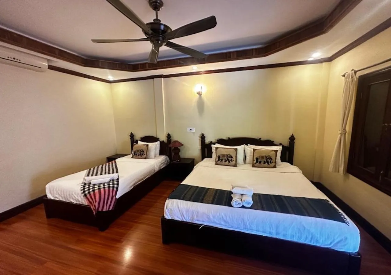 Bed in Y Not Lao Villa