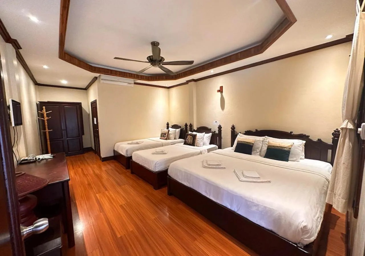 Bed in Y Not Lao Villa