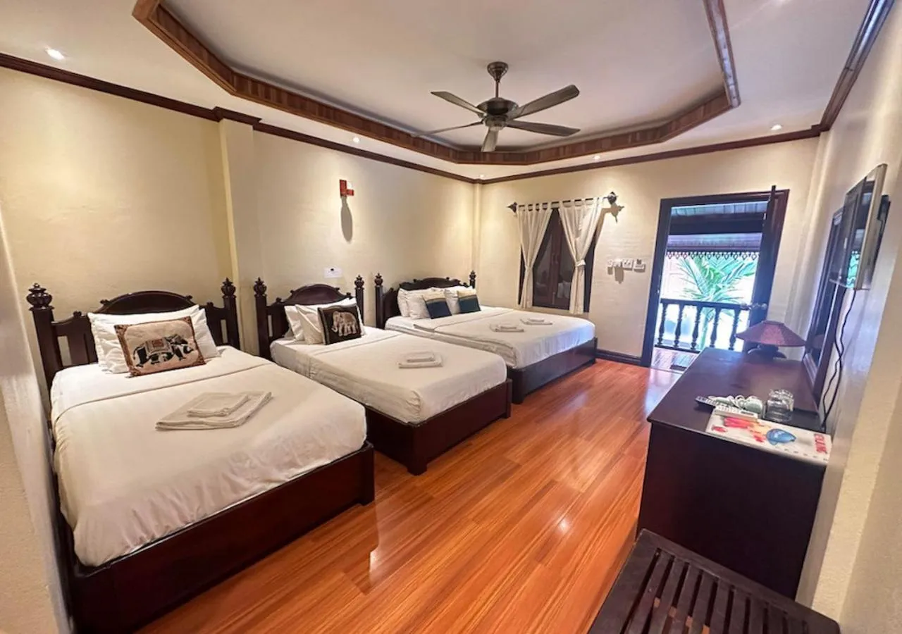 Bed in Y Not Lao Villa