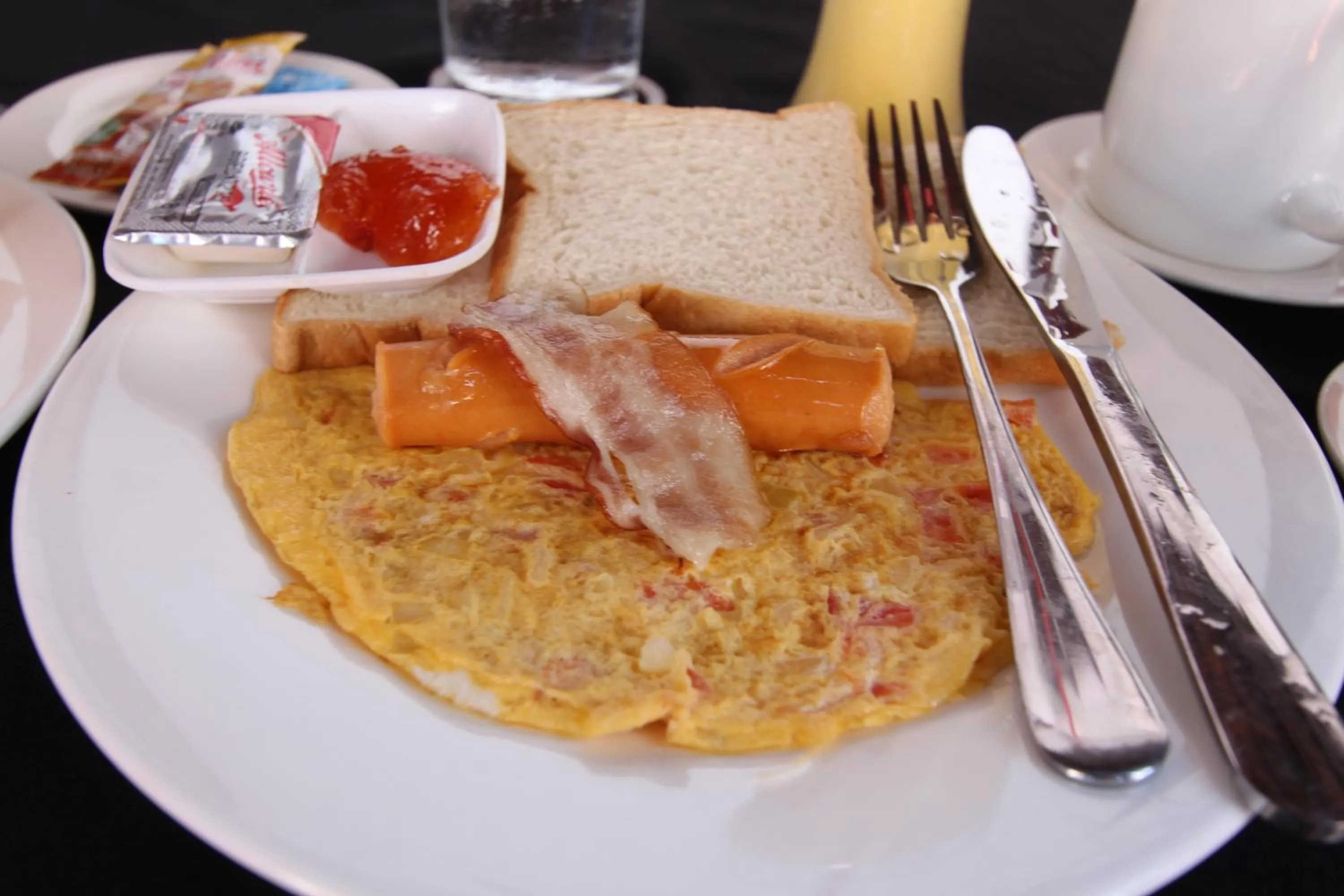 Breakfast in Y Not Lao Villa