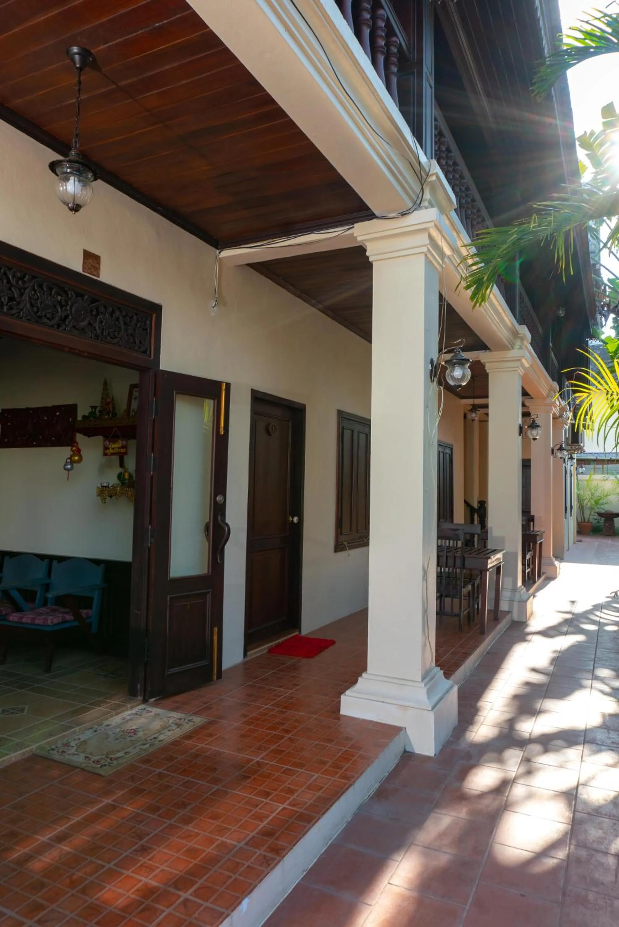 Patio in Y Not Lao Villa