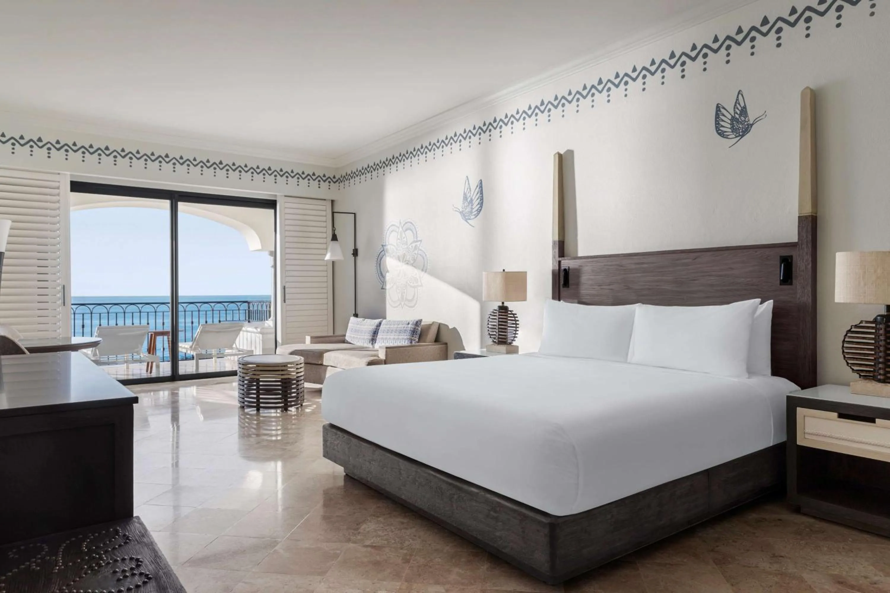 Bed in Hilton Los Cabos