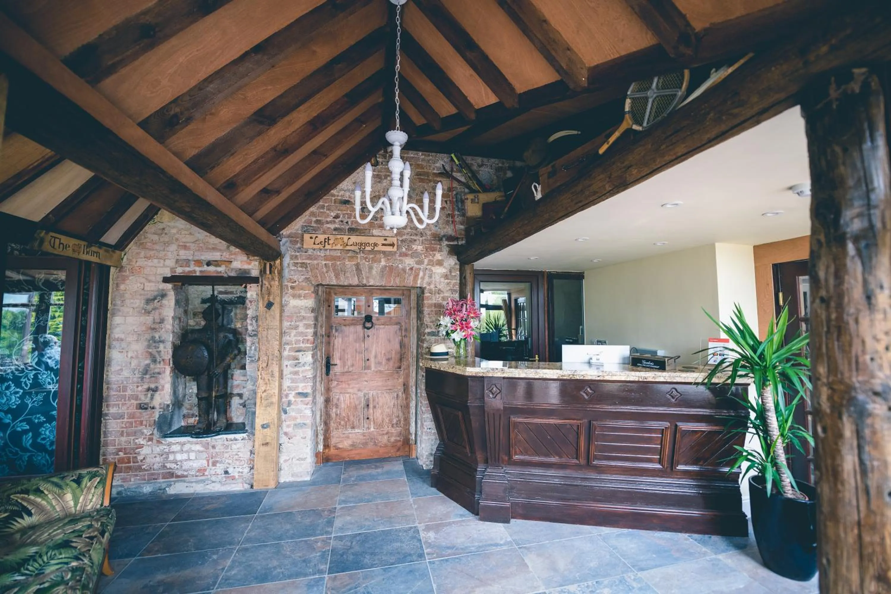 Lobby or reception in The Grange Hotel Brent Knoll