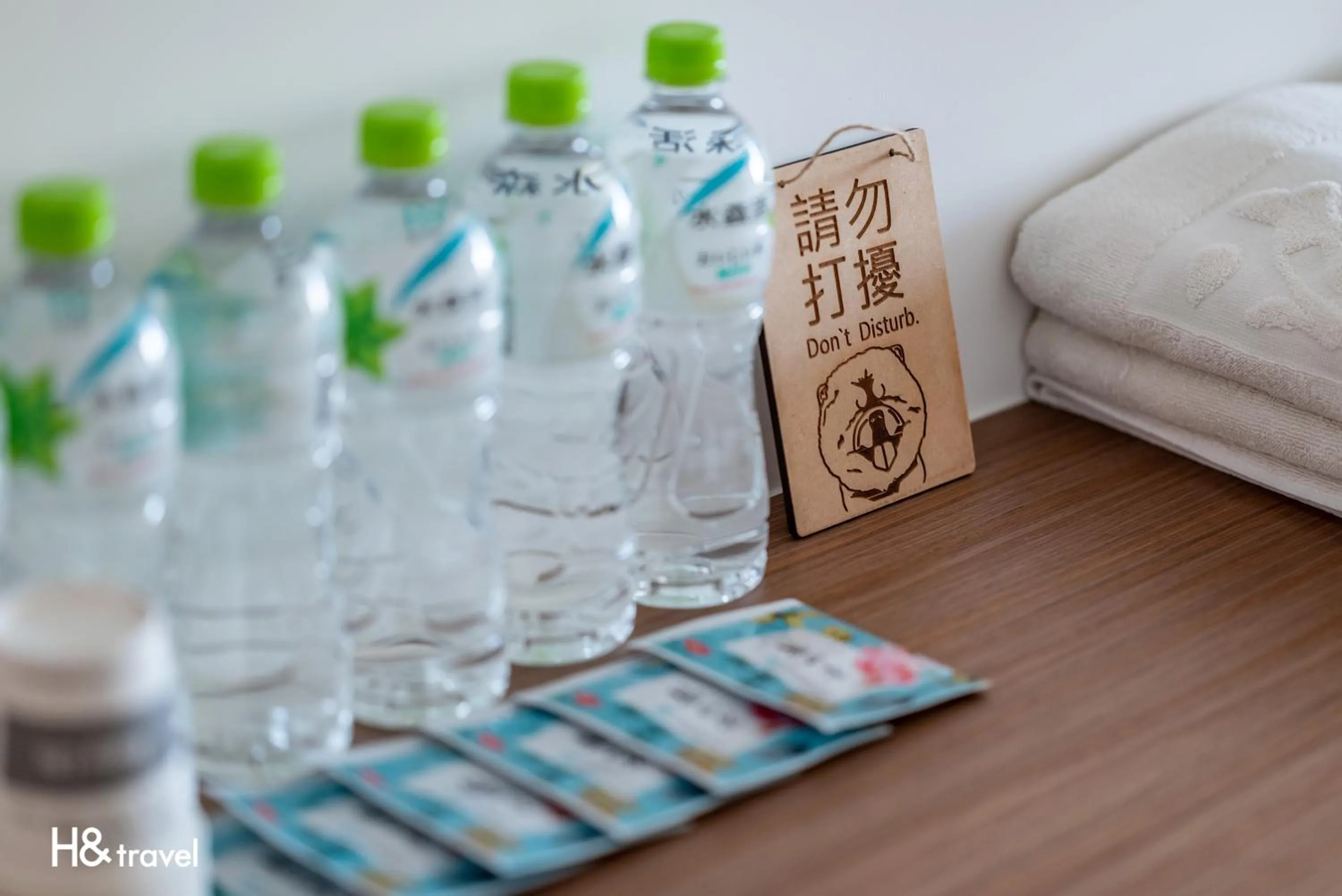 Decorative detail, Bed in Taitung Spring Homestay B&B