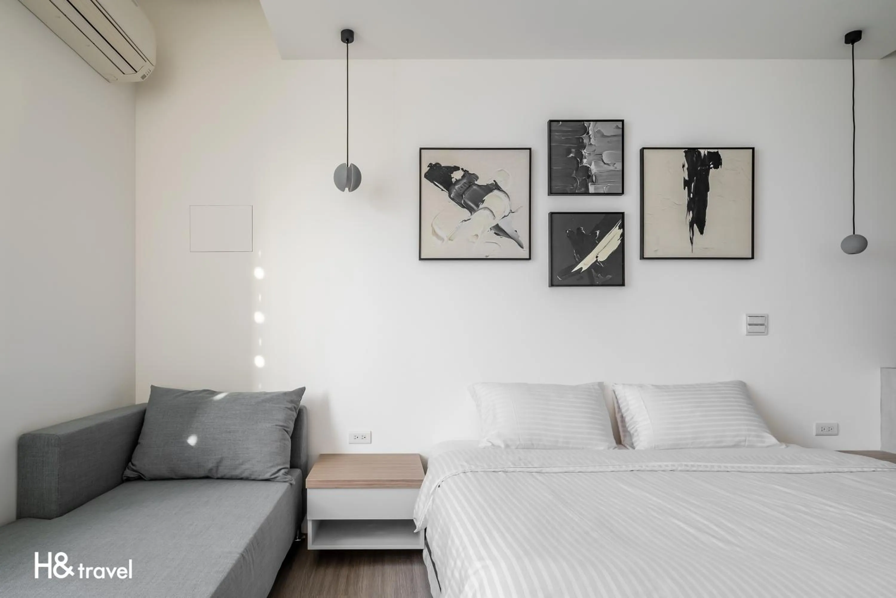 Decorative detail, Bed in Taitung Spring Homestay B&B