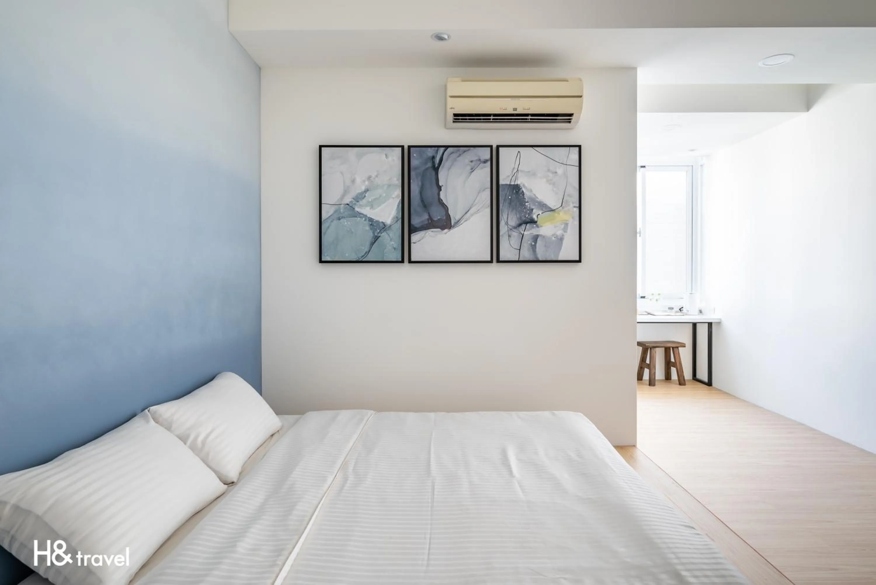 Decorative detail, Bed in Taitung Spring Homestay B&B