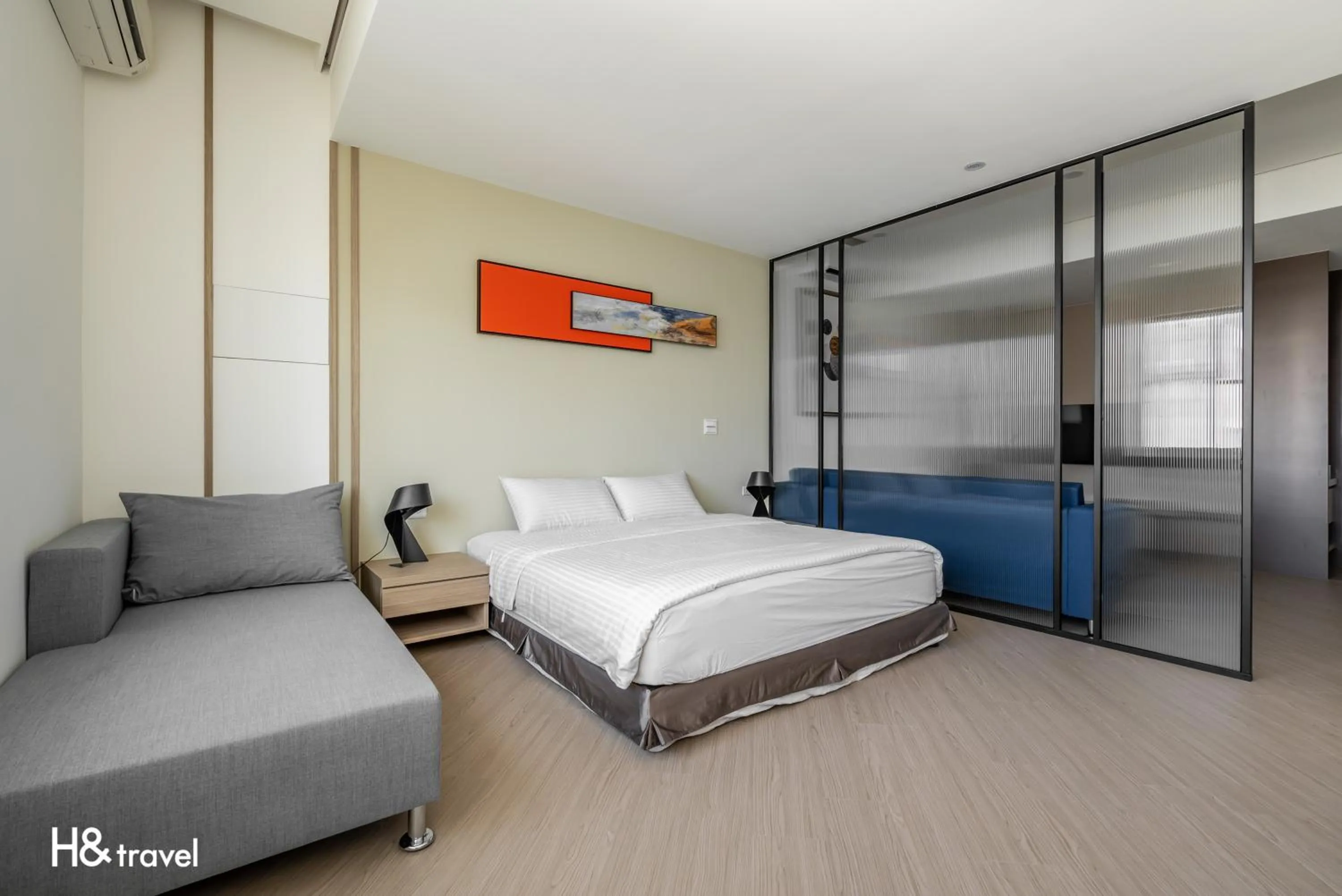 Decorative detail, Bed in Taitung Spring Homestay B&B