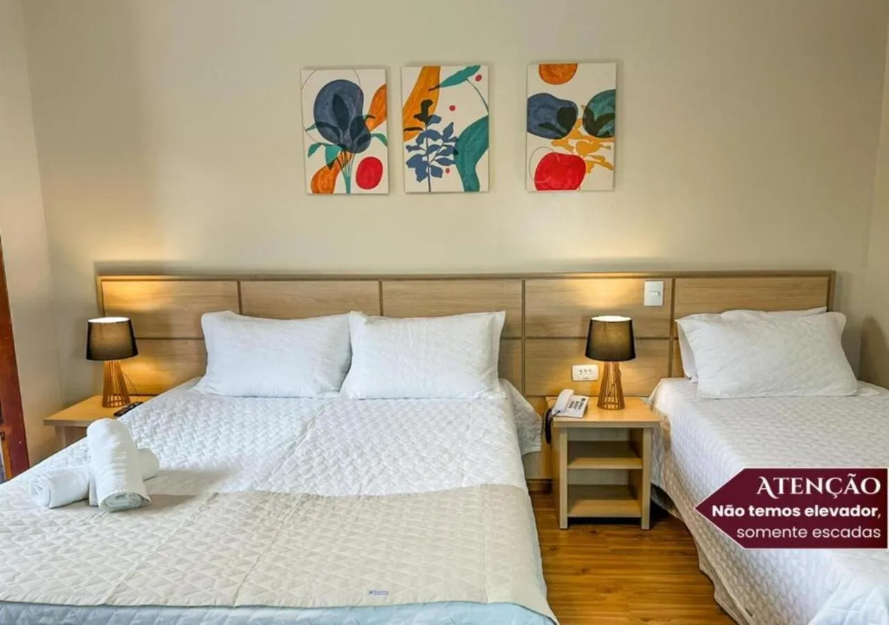 Bedroom, Bed in Hotel Euro Suíte Campos do Jordão By Nacional Inn - A 800 metros da Vila Capivari