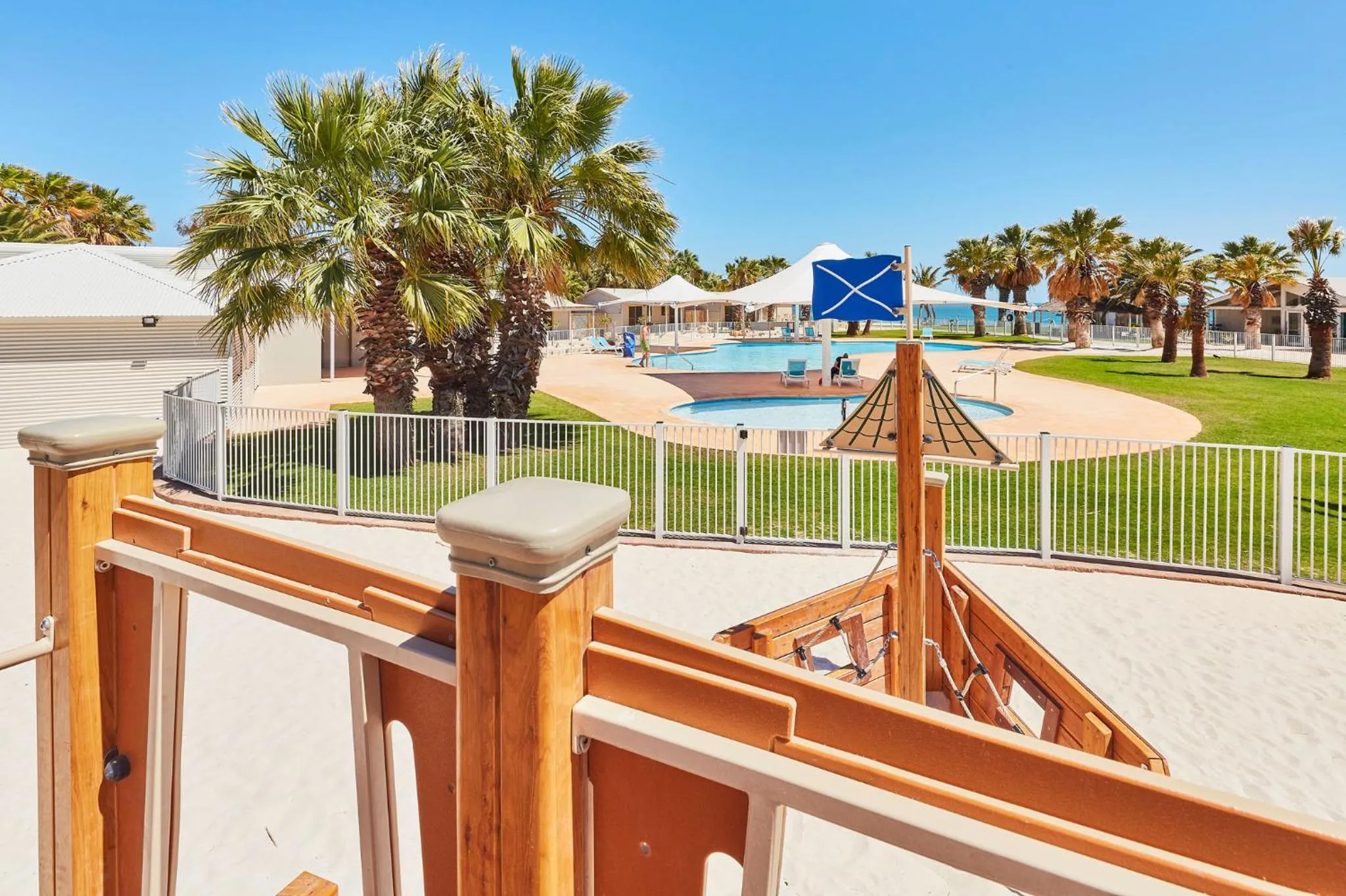 Children play ground in RAC Monkey Mia Dolphin Resort