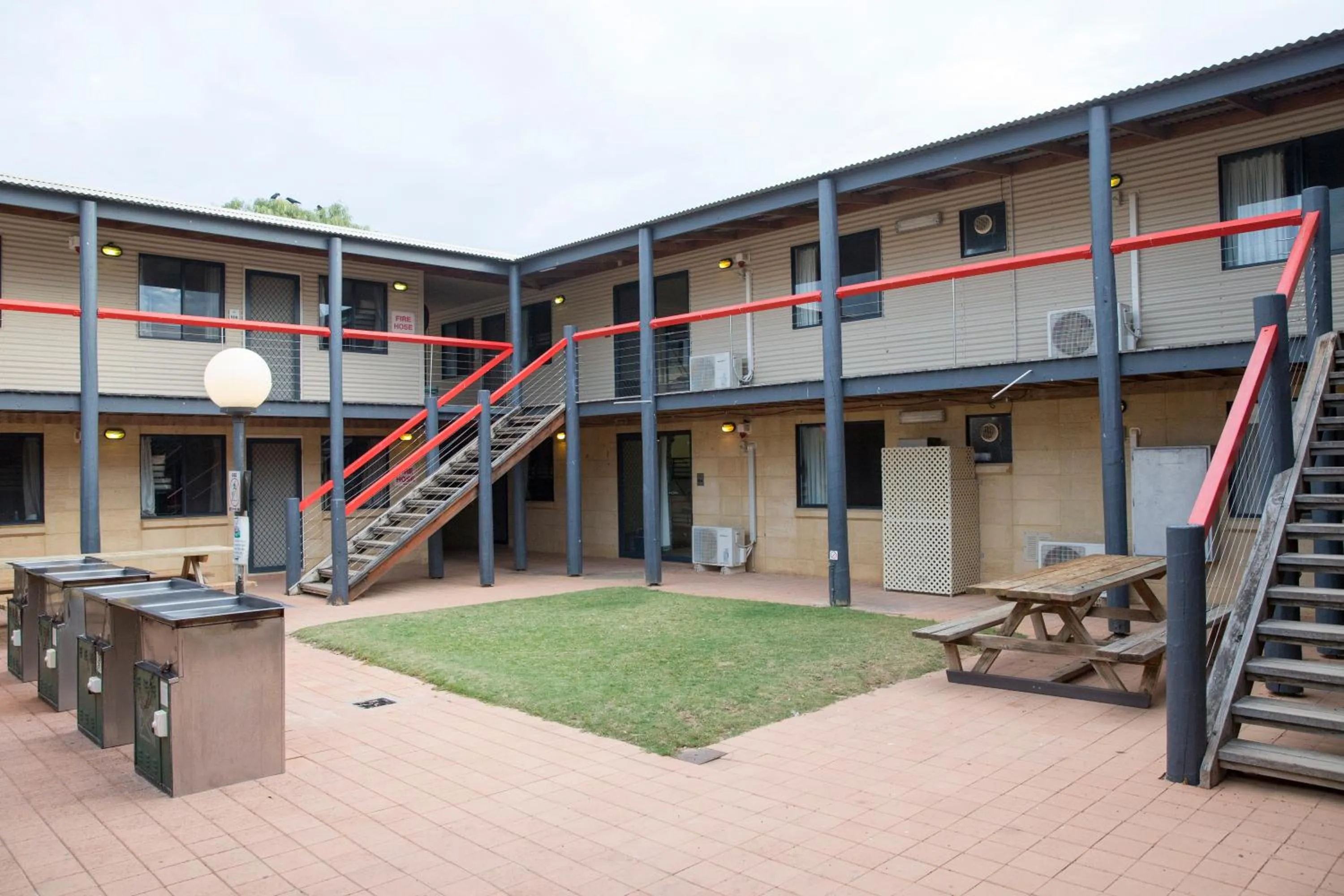 Patio in RAC Monkey Mia Dolphin Resort