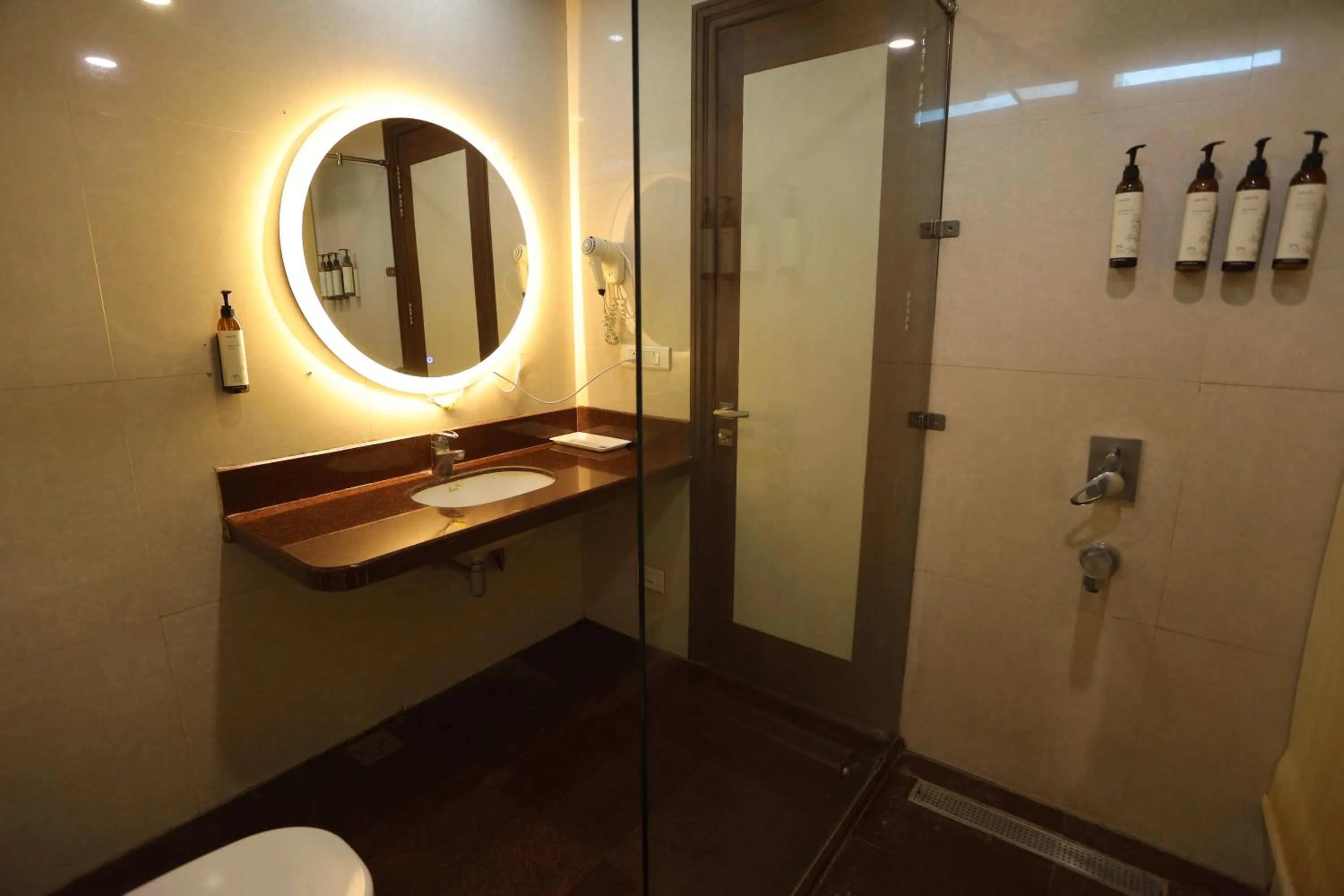 Shower in Hotel Leela Grande