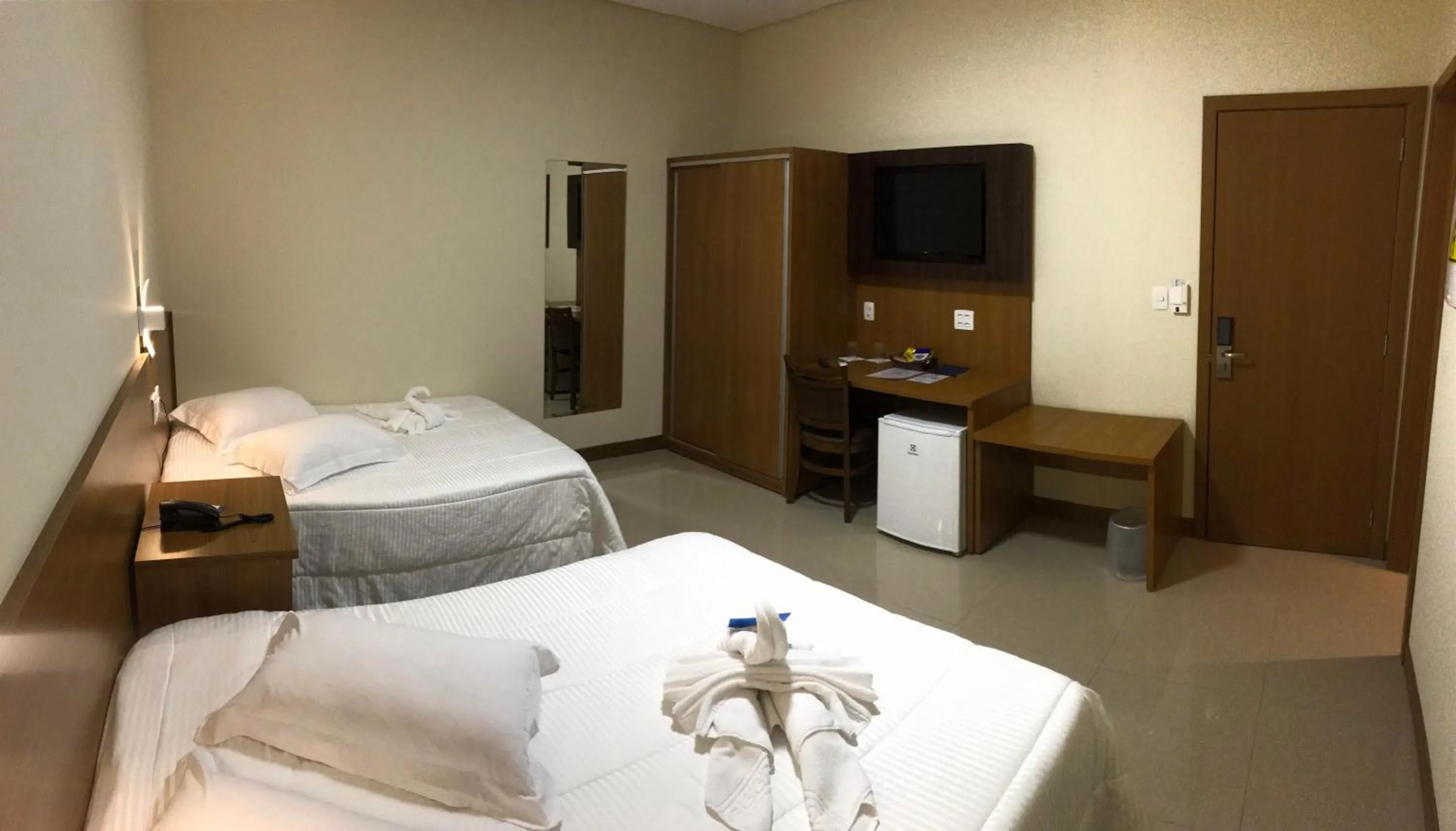 Bed in Ipê Palace Hotel