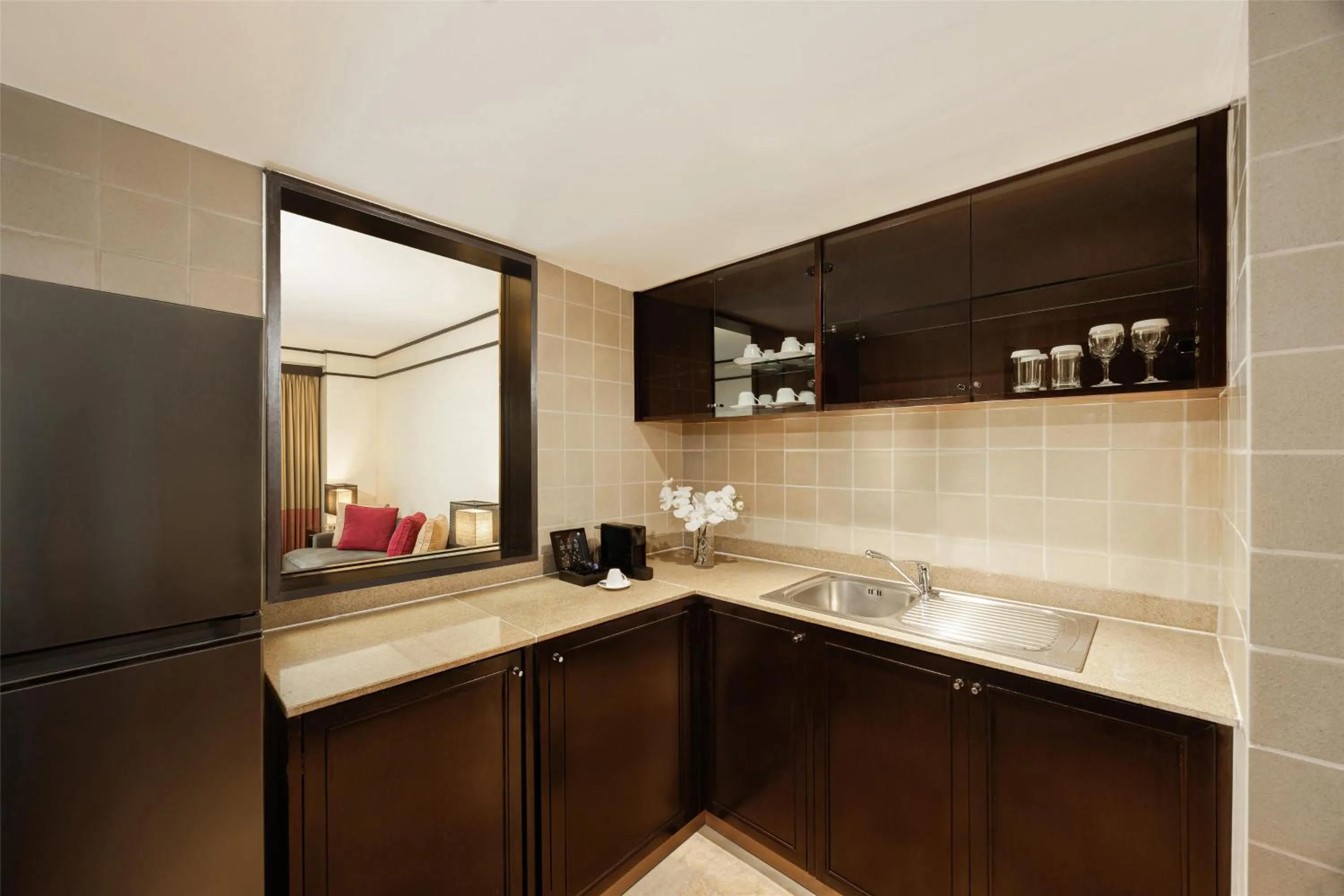 Kitchen or kitchenette in Conrad Bangkok Residences