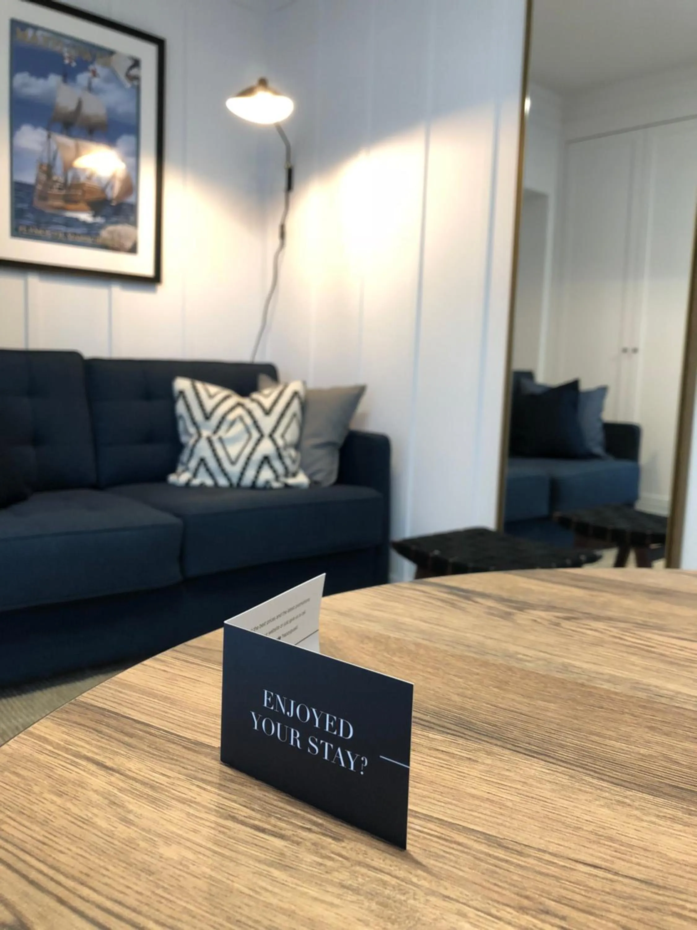 Seating area in Getaway Oostende