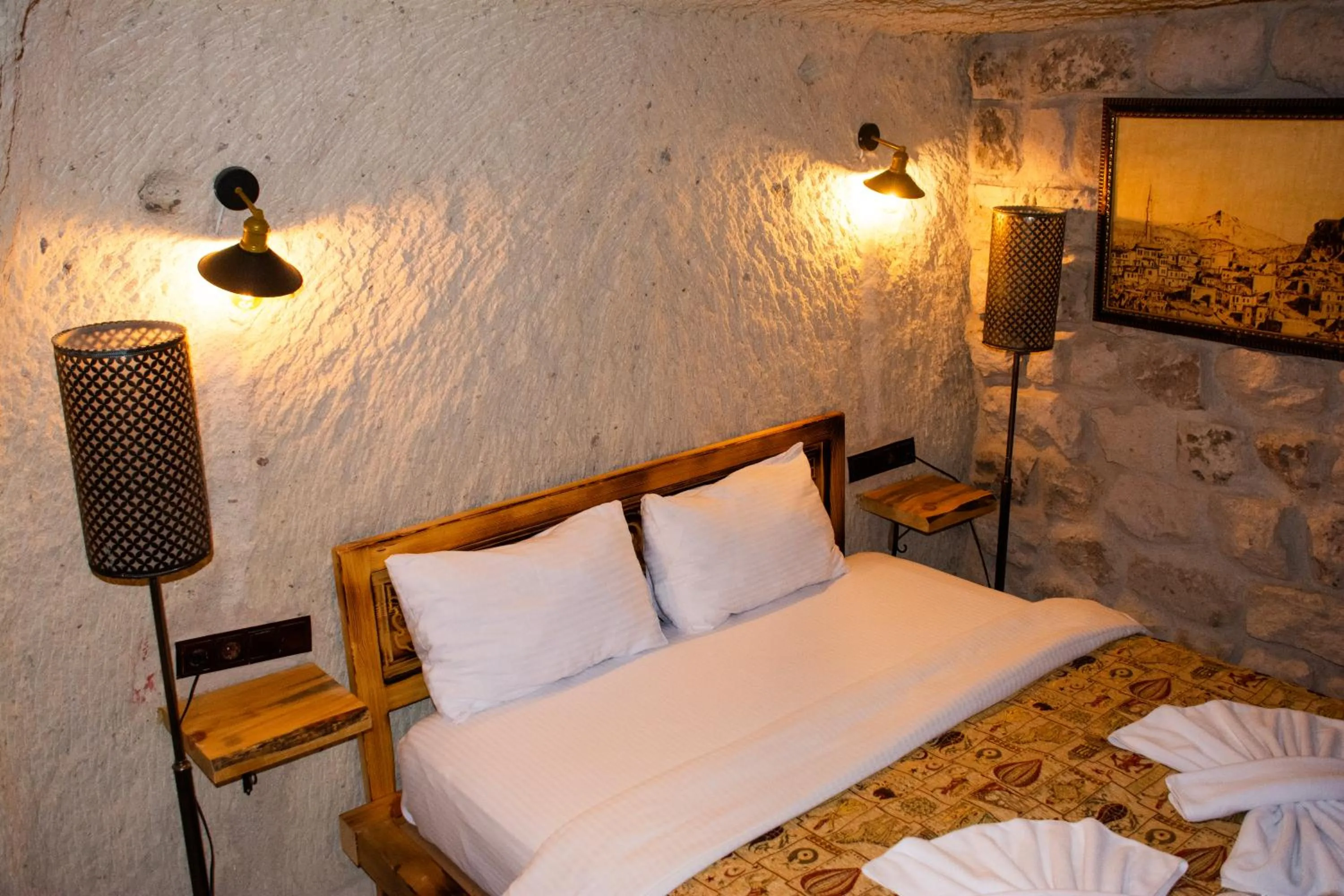 Bedroom, Bed in Cappadocia Ennar Cave Swimming Pool Hot & SPA