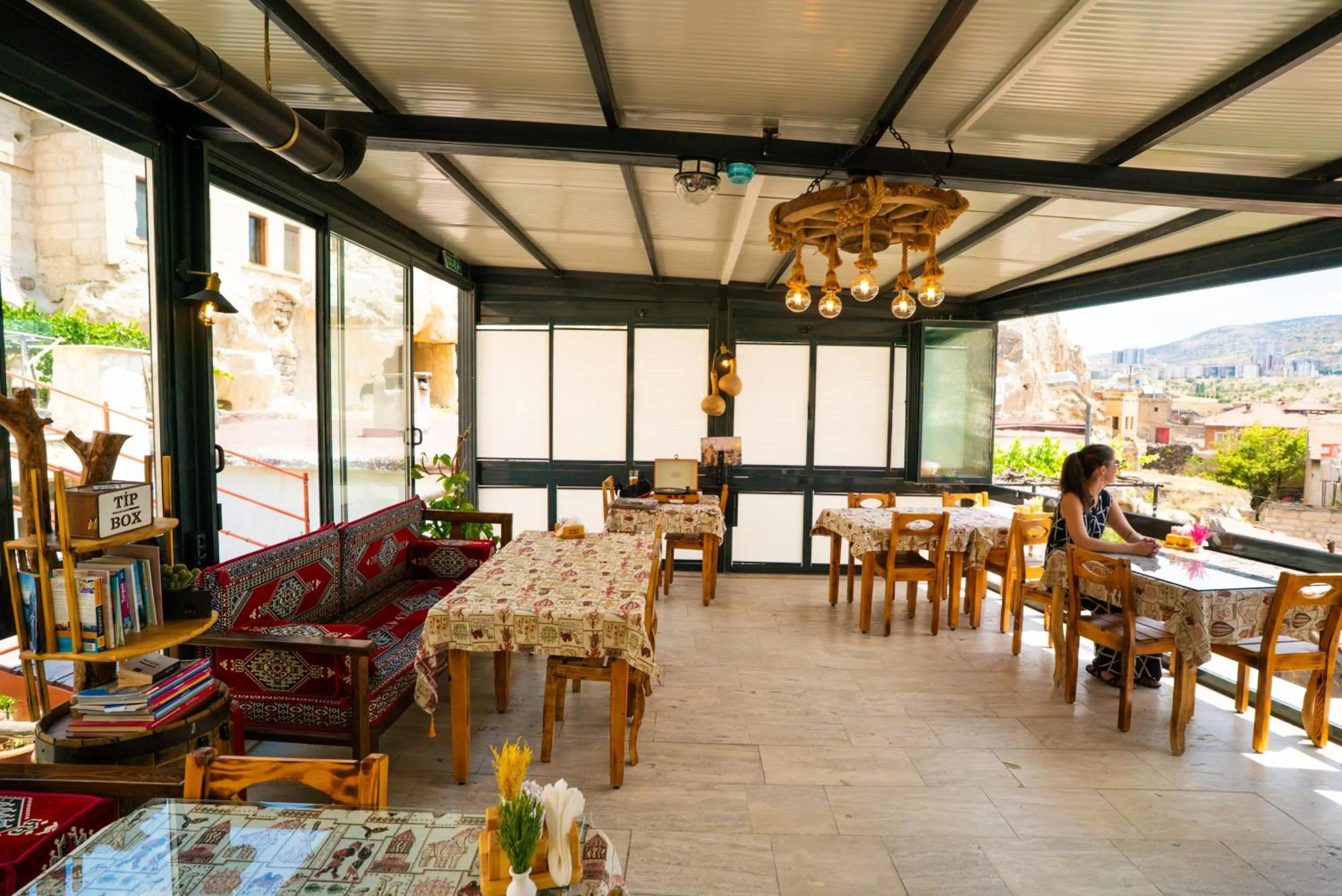 Restaurant/places to eat in Cappadocia Ennar Cave Swimming Pool Hot & SPA